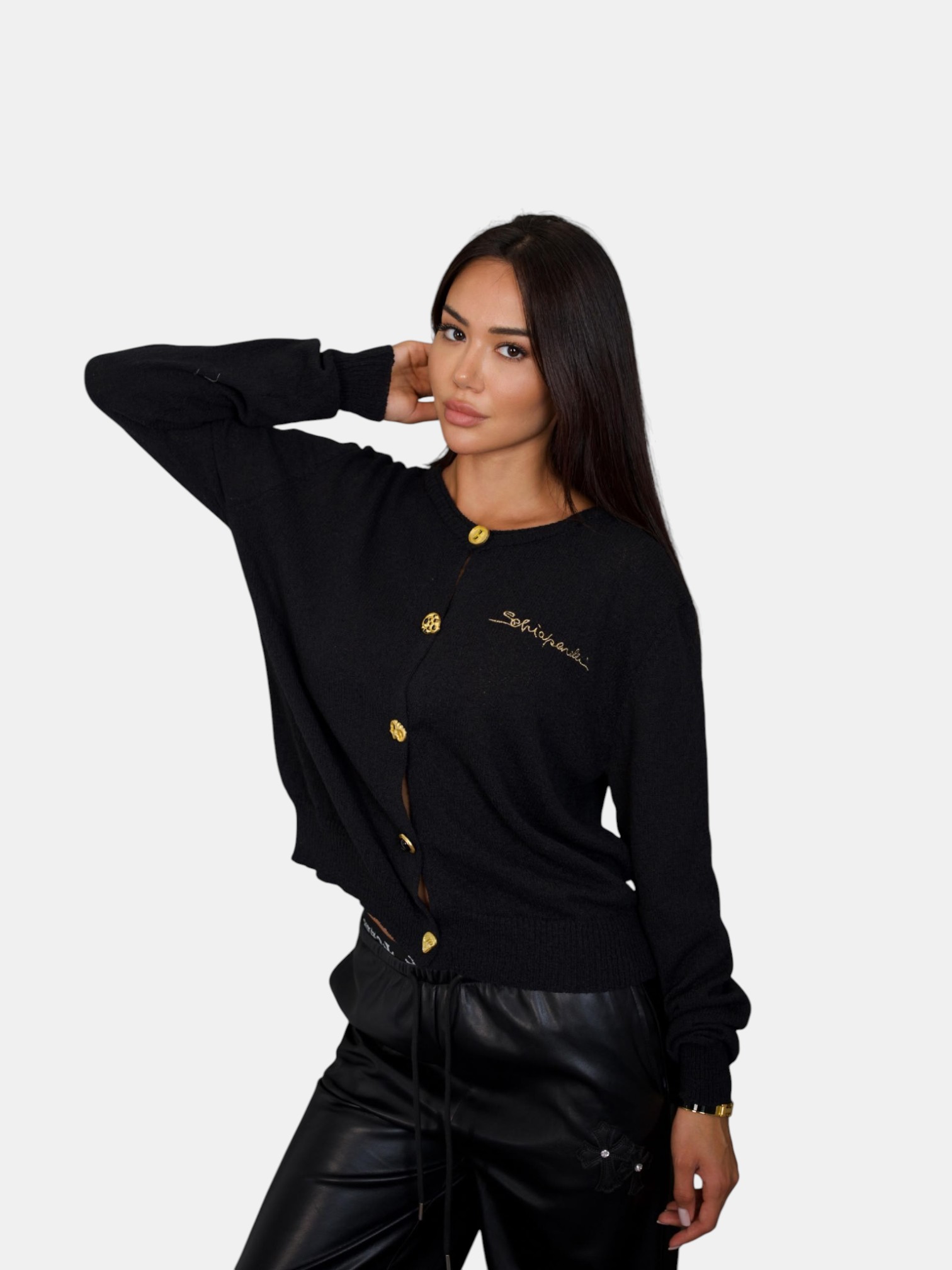 Кофта кардиган Schiaparelli черный 3240 Кофта кардиган Schiaparelli черный 3240