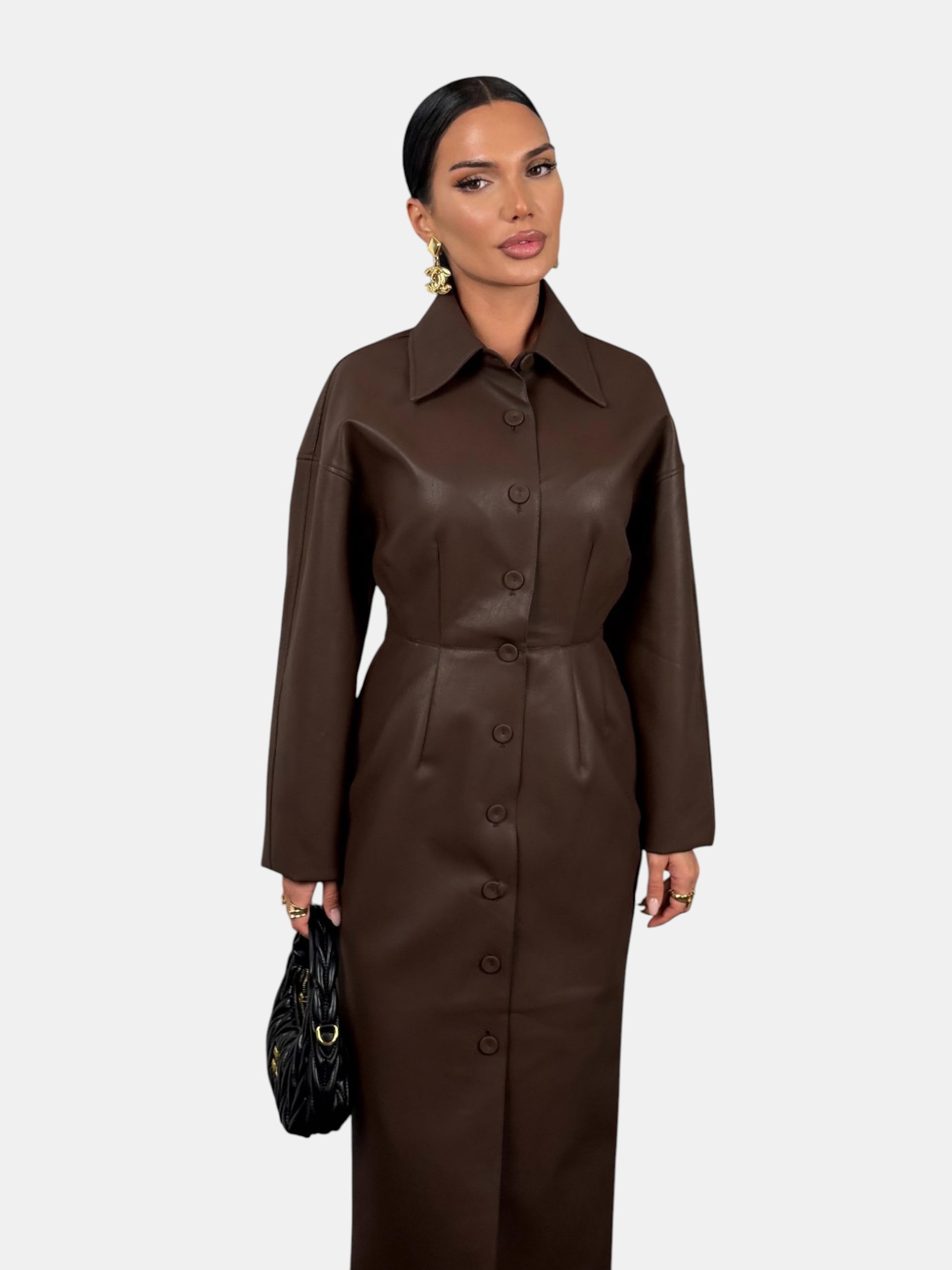 Кожаный плащ