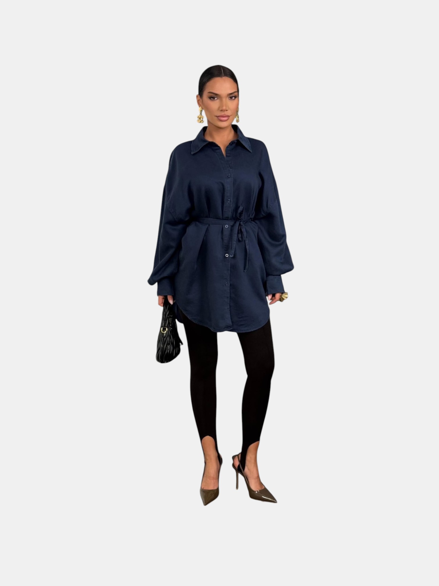 Джинсовые рубашки оверсайз