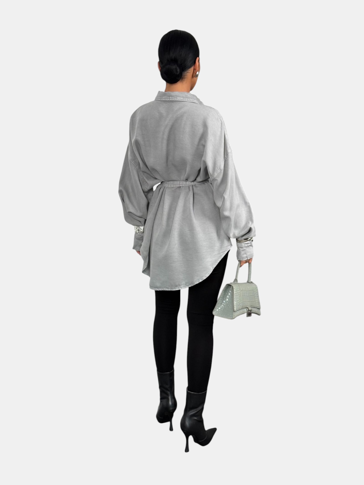 Джинсовые рубашки оверсайз