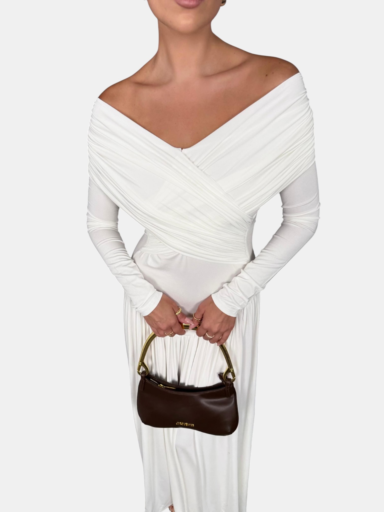 Платье вечернее белое