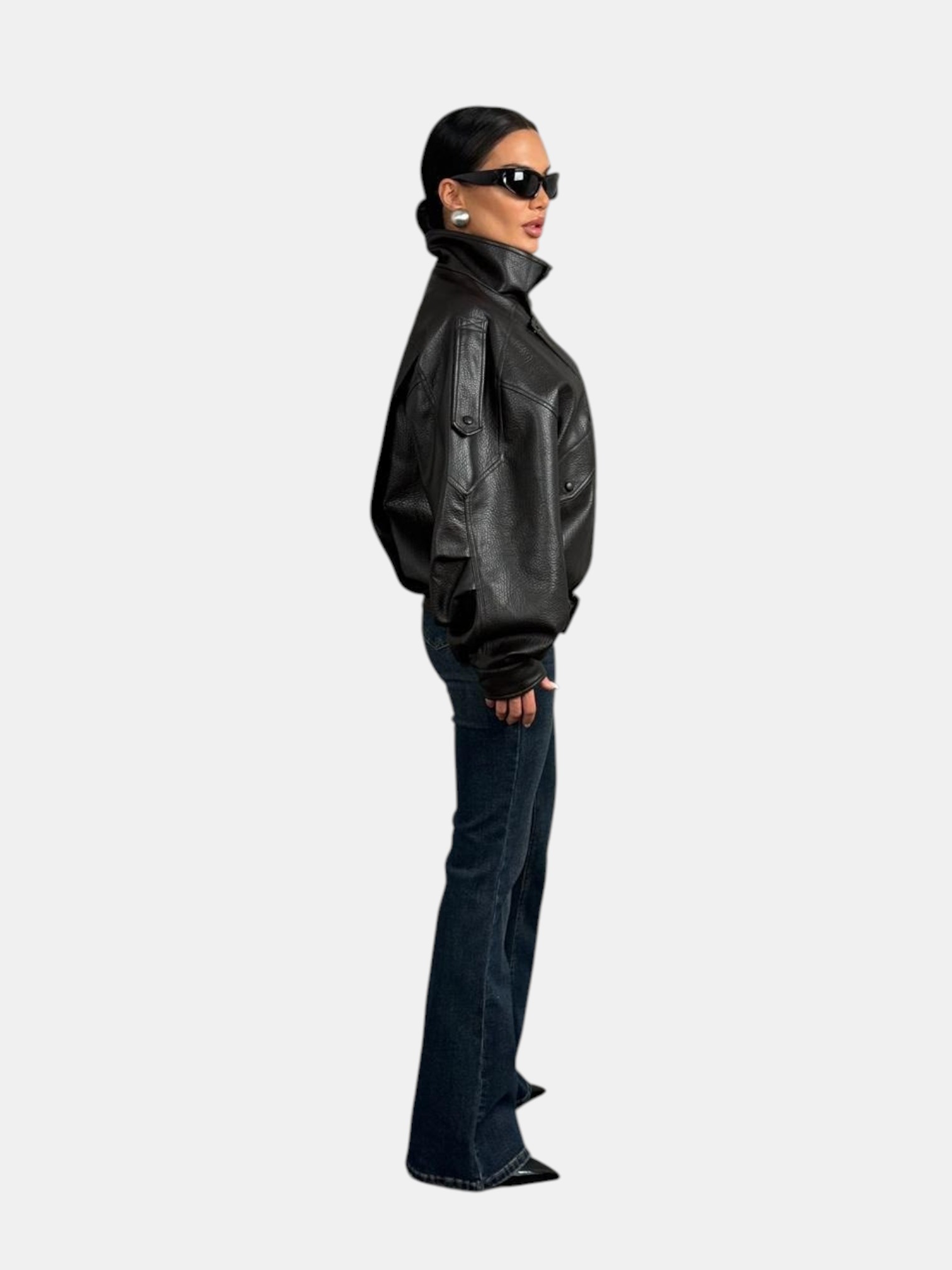 Косуха в стиле оверсайз