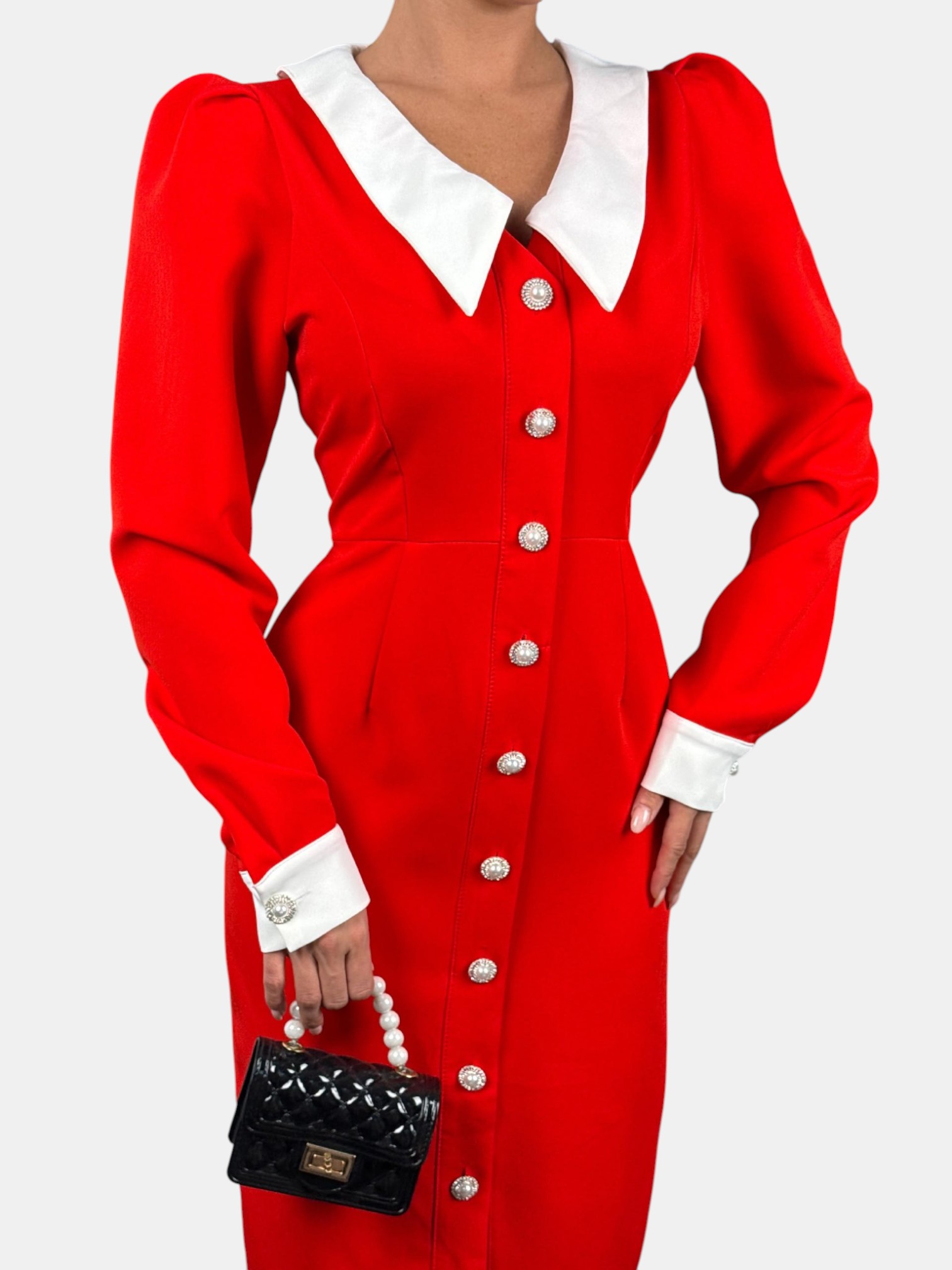 Платье вечернее красное