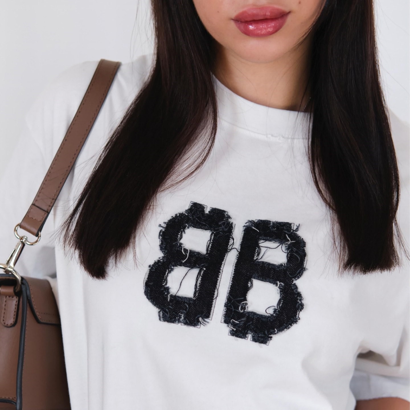 Футболка оверсайз BALENCIAGA женская на лето белая 3099