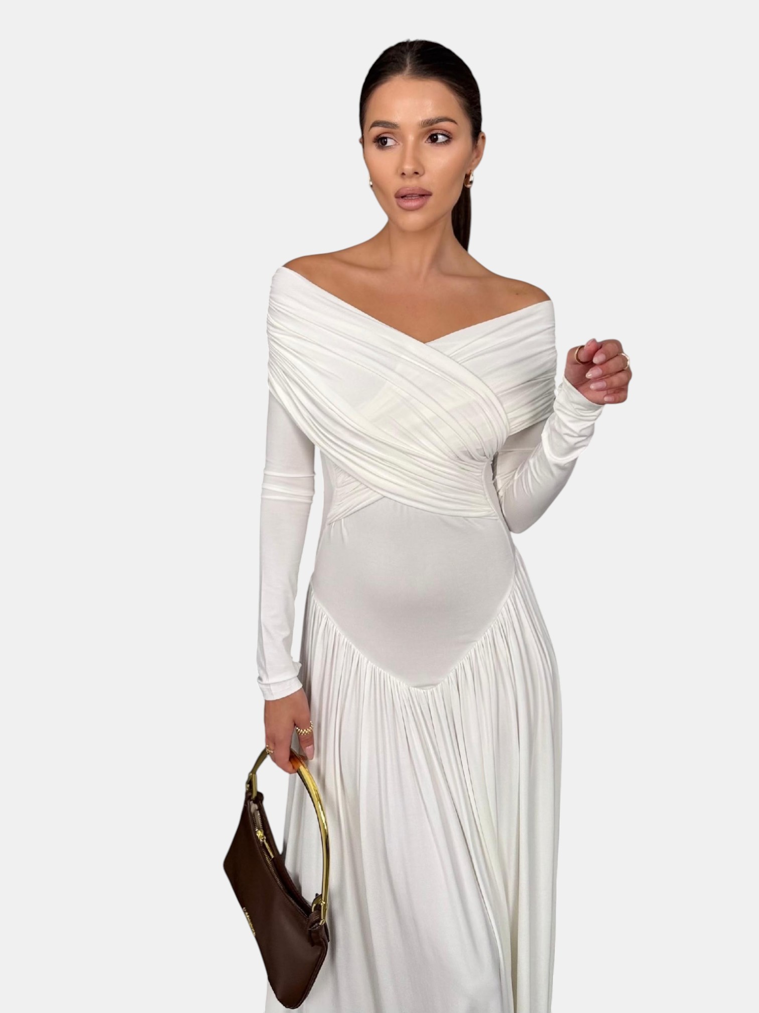 Платье вечернее белое