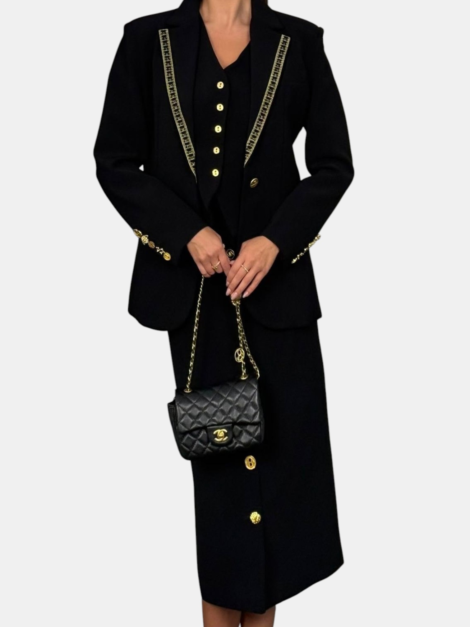 Костюм тройка SCHIAPARELLI черный 3168 Костюм тройка SCHIAPARELLI черный 3168