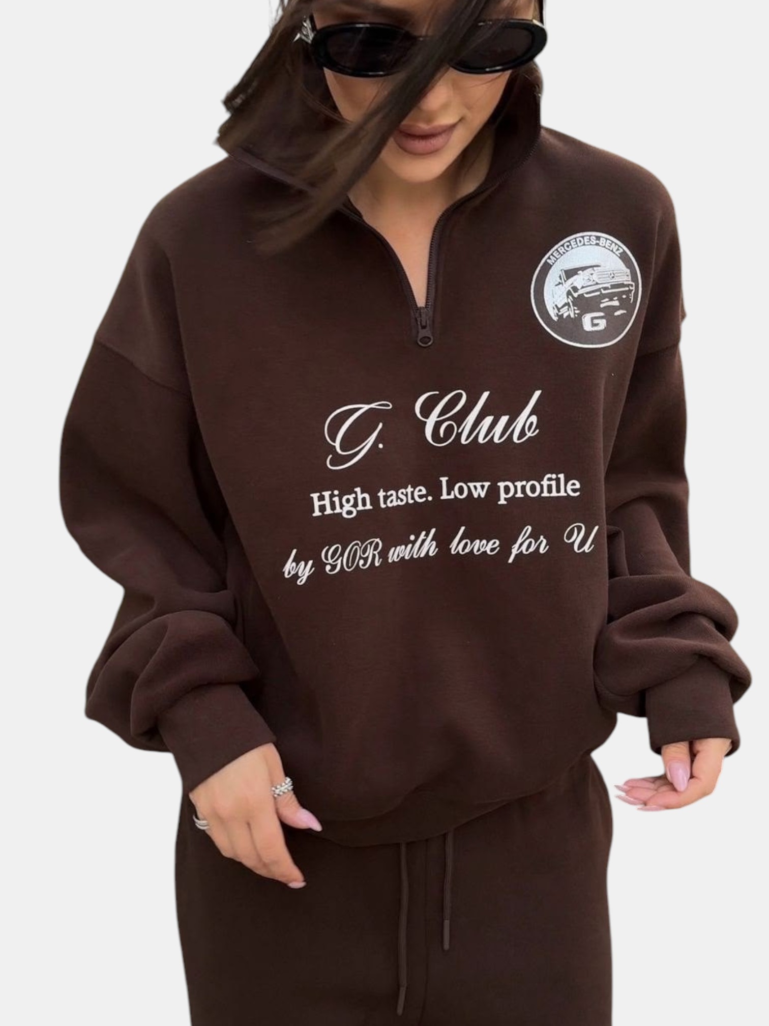 Костюм двойка коричневый