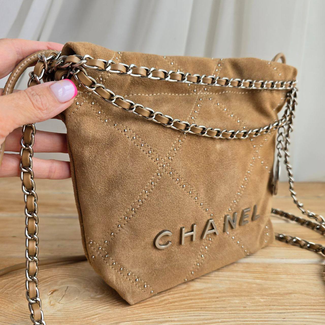 Сумка CHANEL бежевая