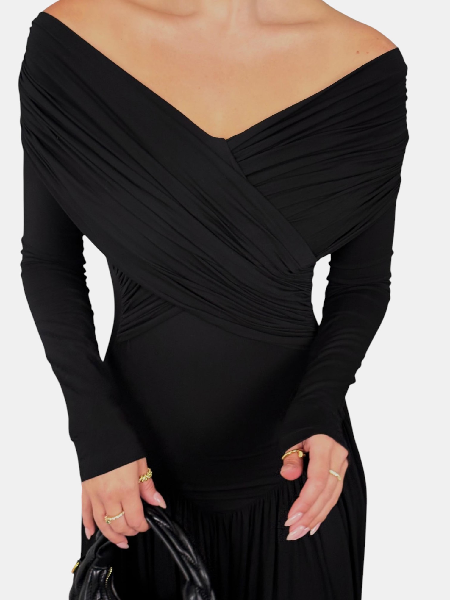 Платье вечернее черное