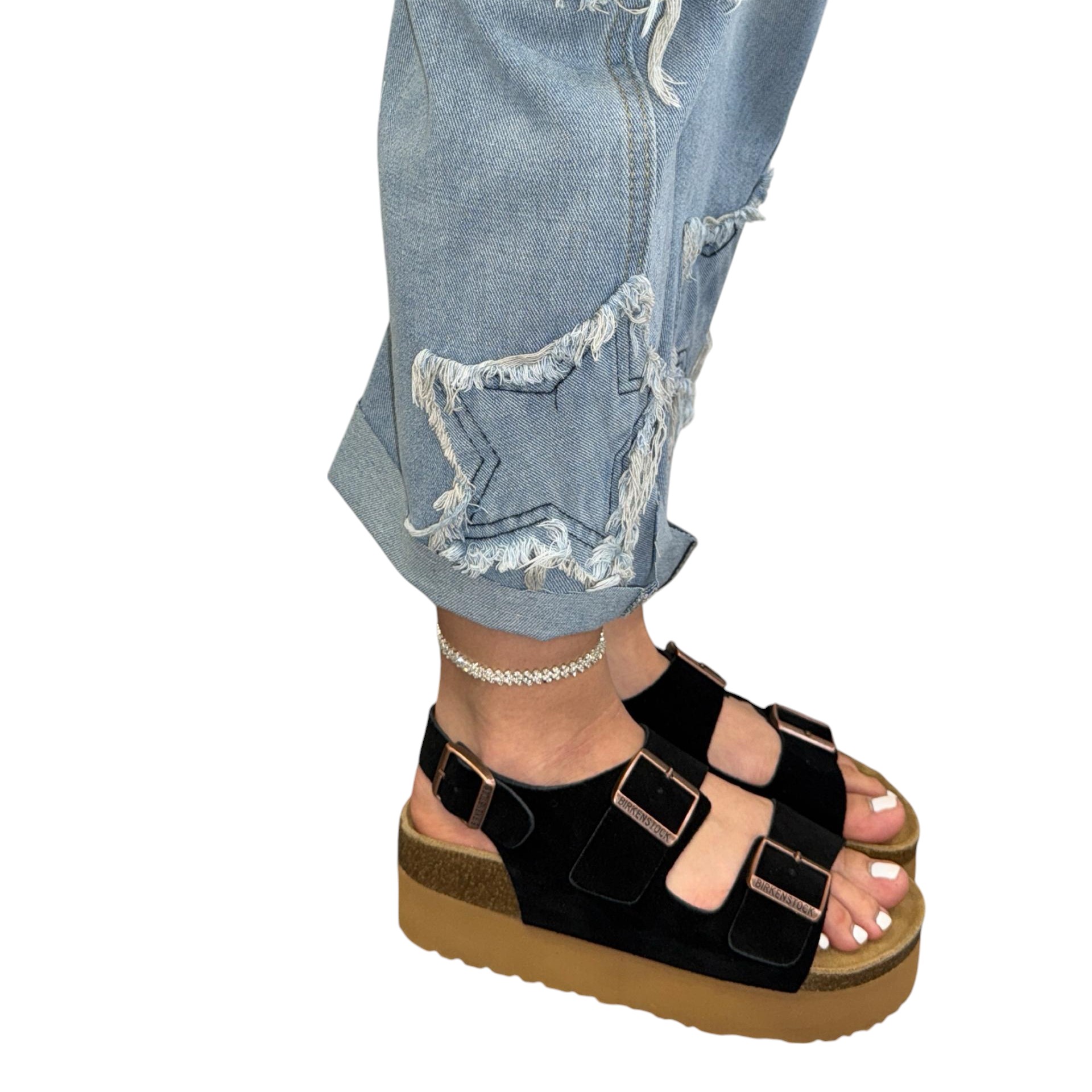 Сандалии женские BIRKENSTOCK натуральная замша черные 3111