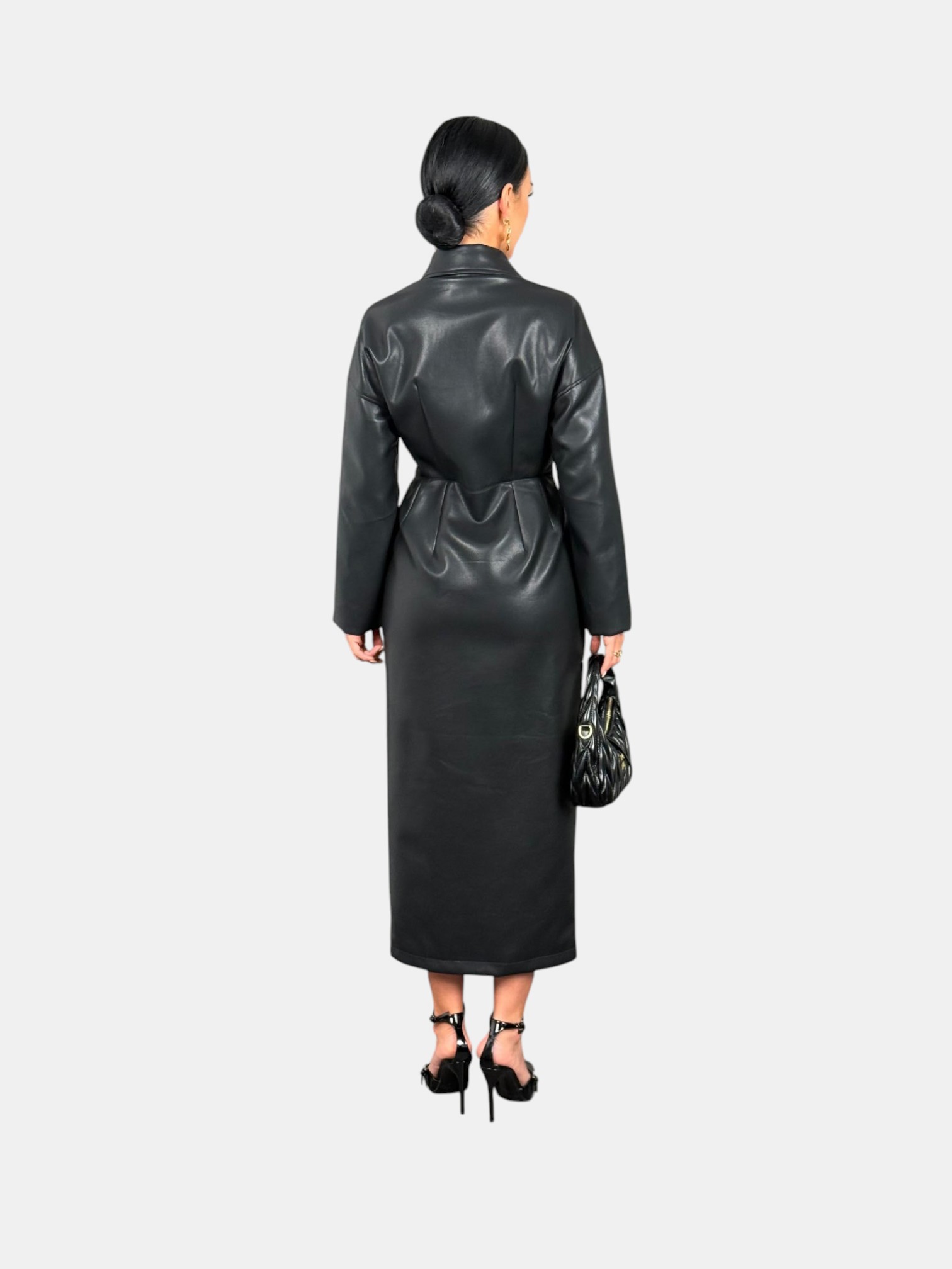 Кожаный плащ