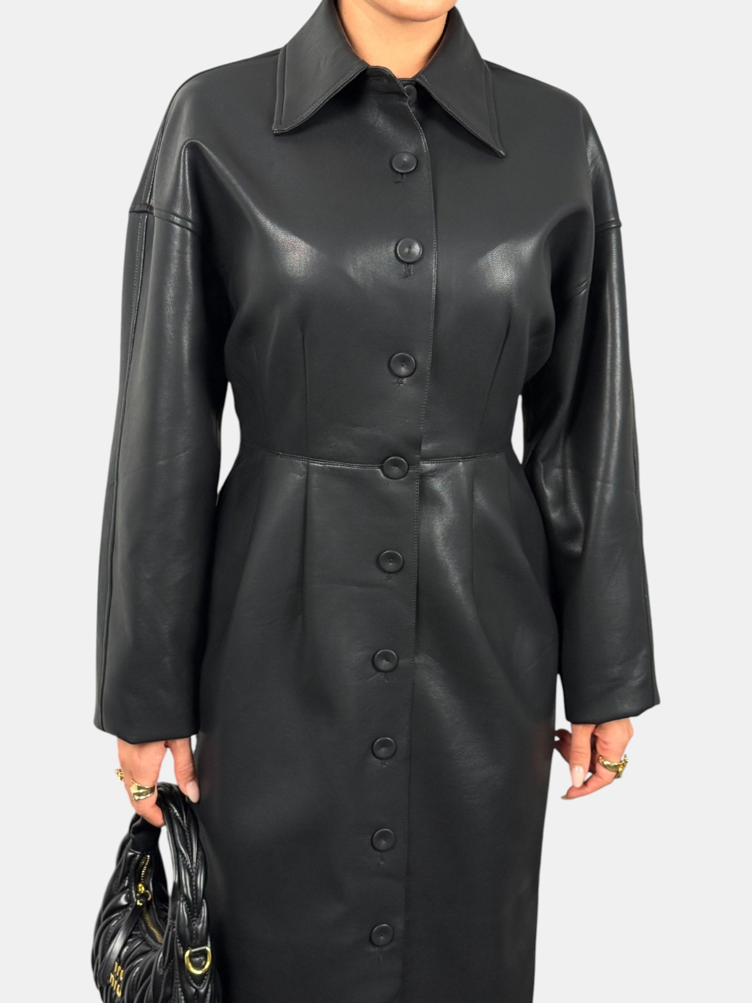 Кожаный плащ