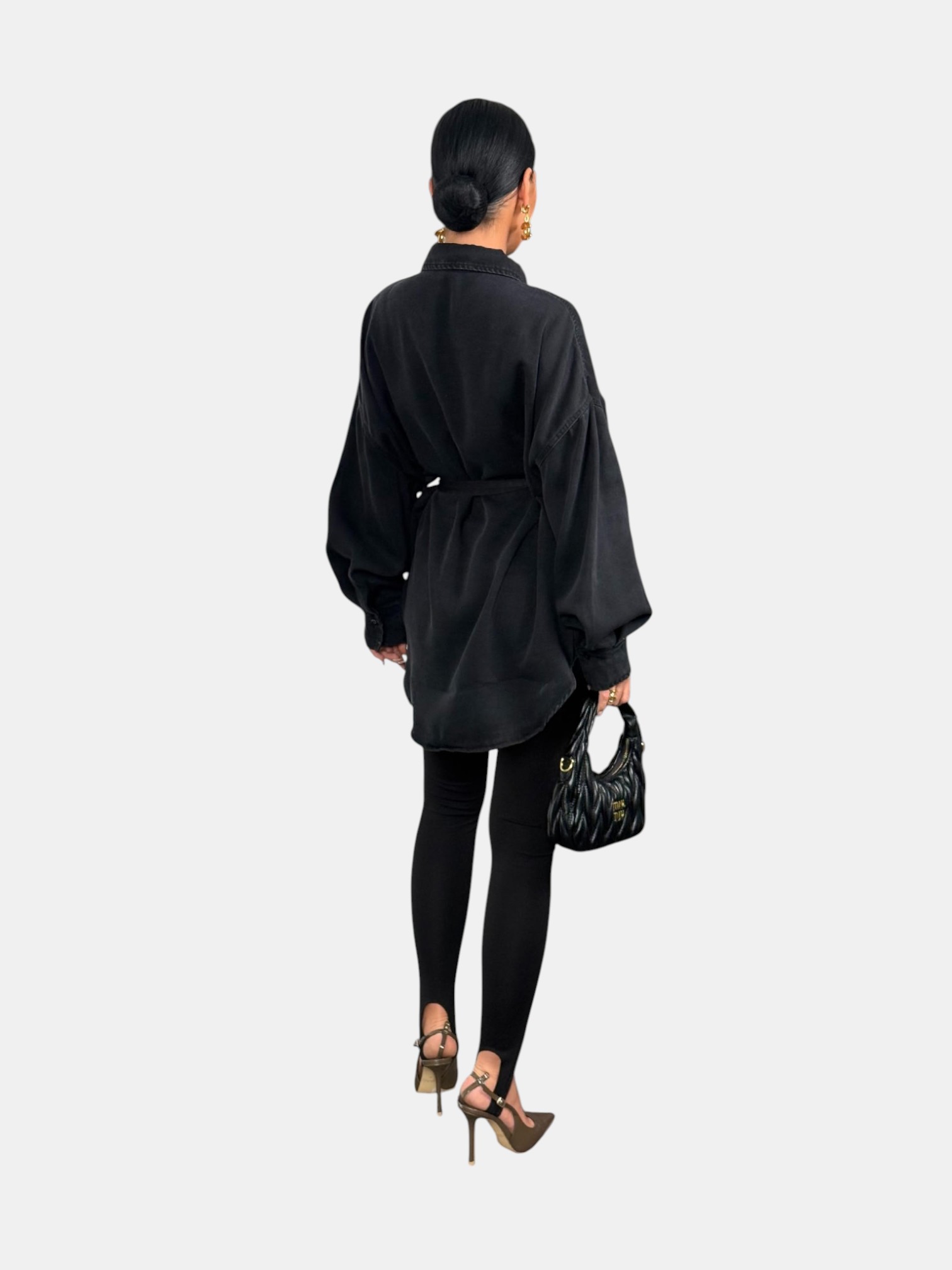 Джинсовые рубашки оверсайз