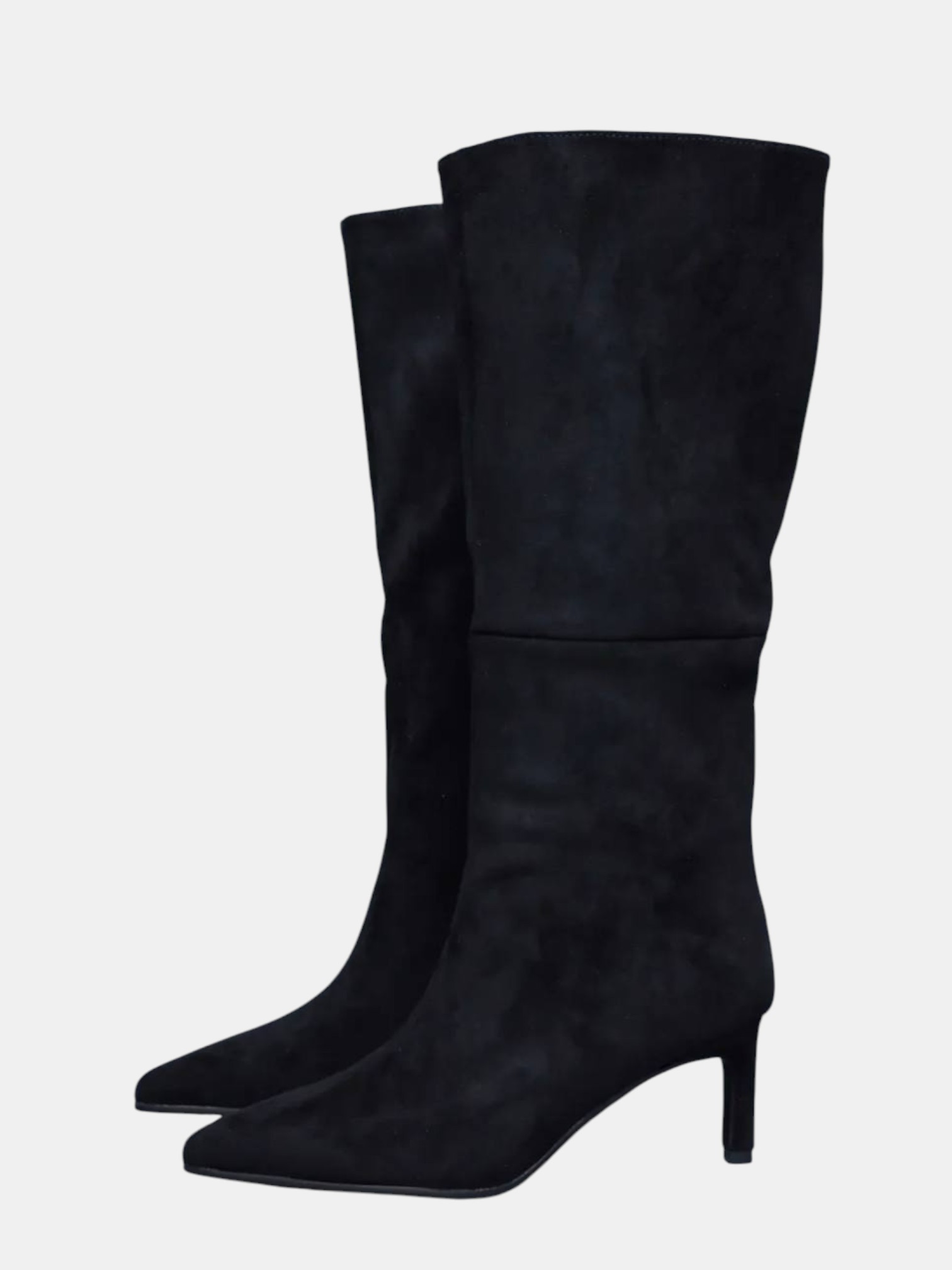 Сапоги трубы на шпильке