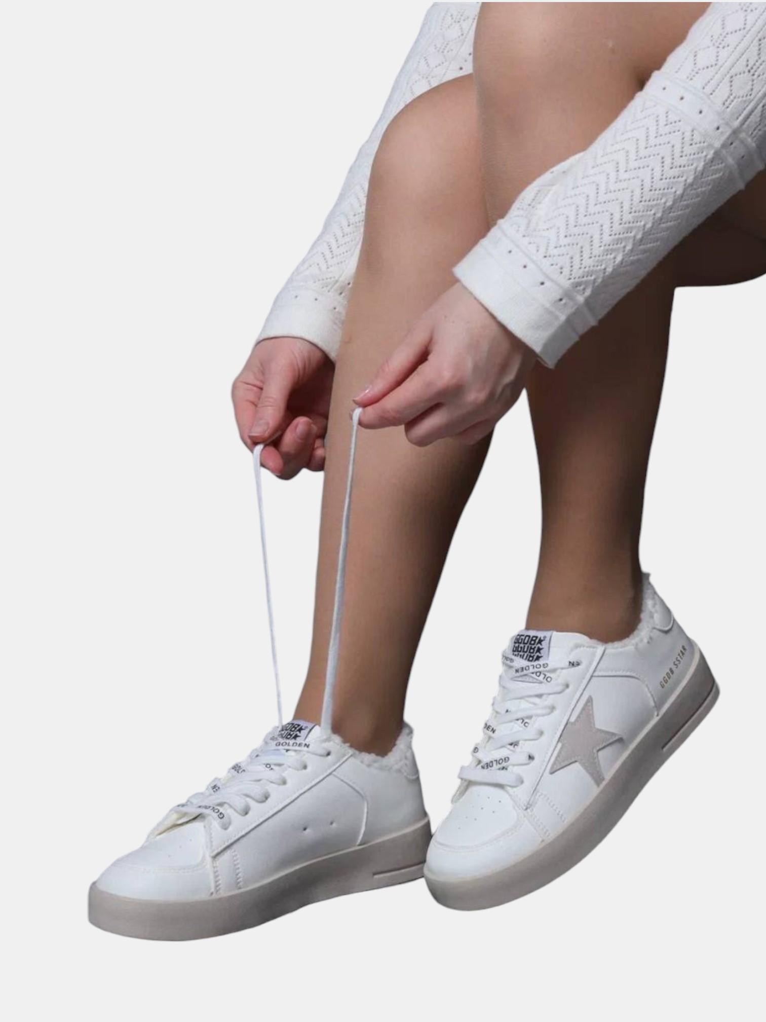 Кеды зимние Golden goose Hi Star