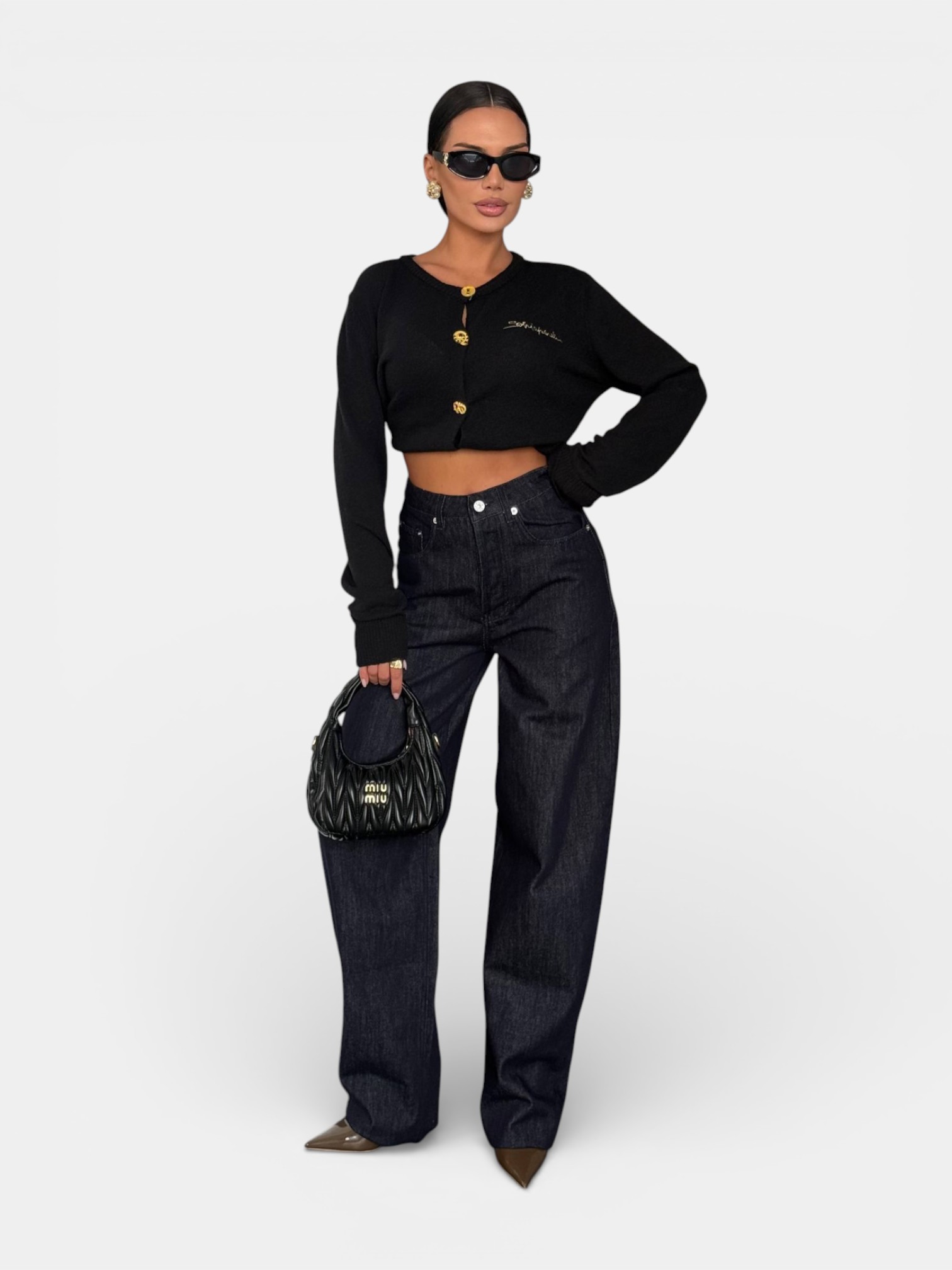 Джинсы Mugler синие 3465