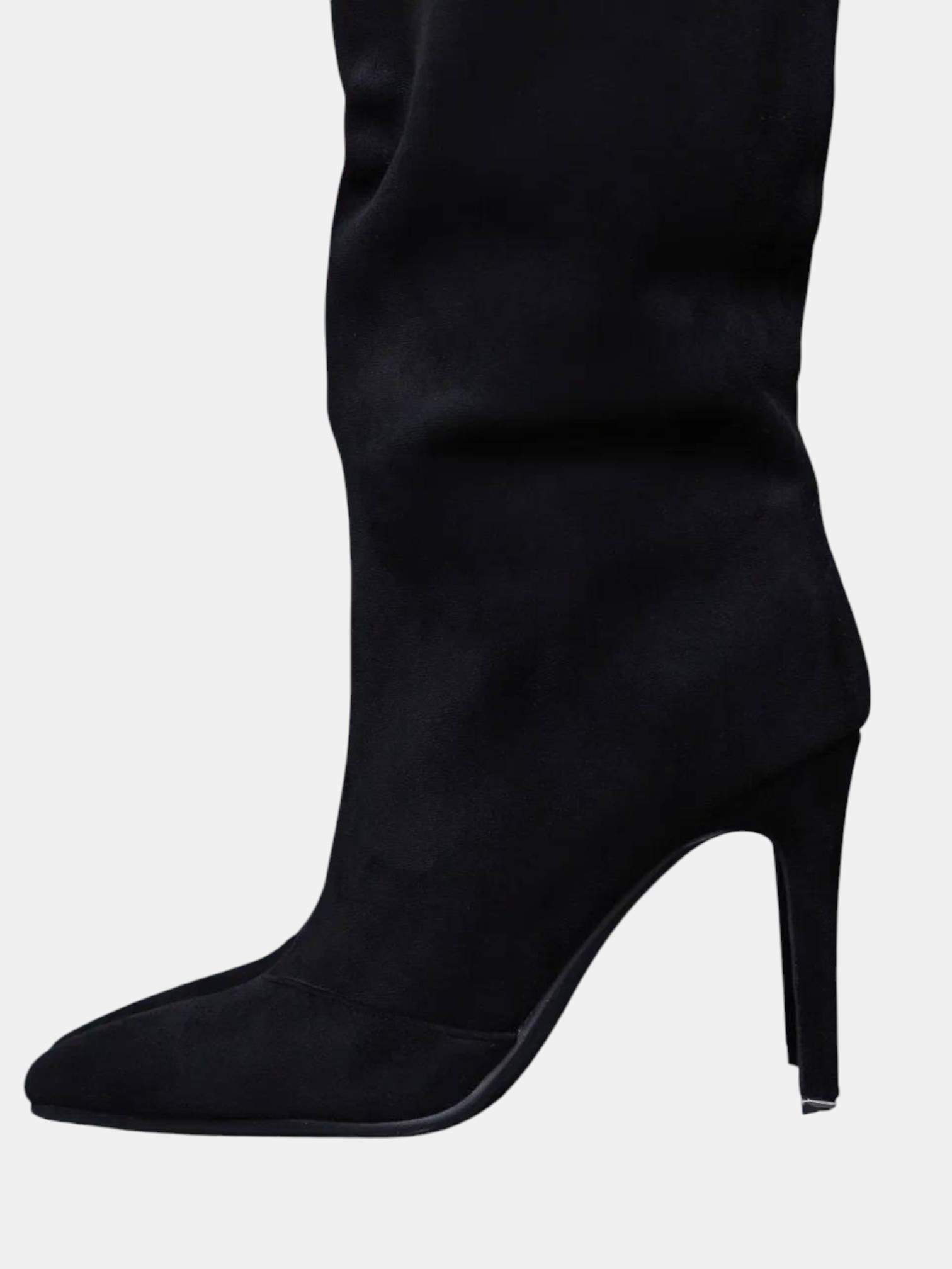 Сапоги трубы на шпильке