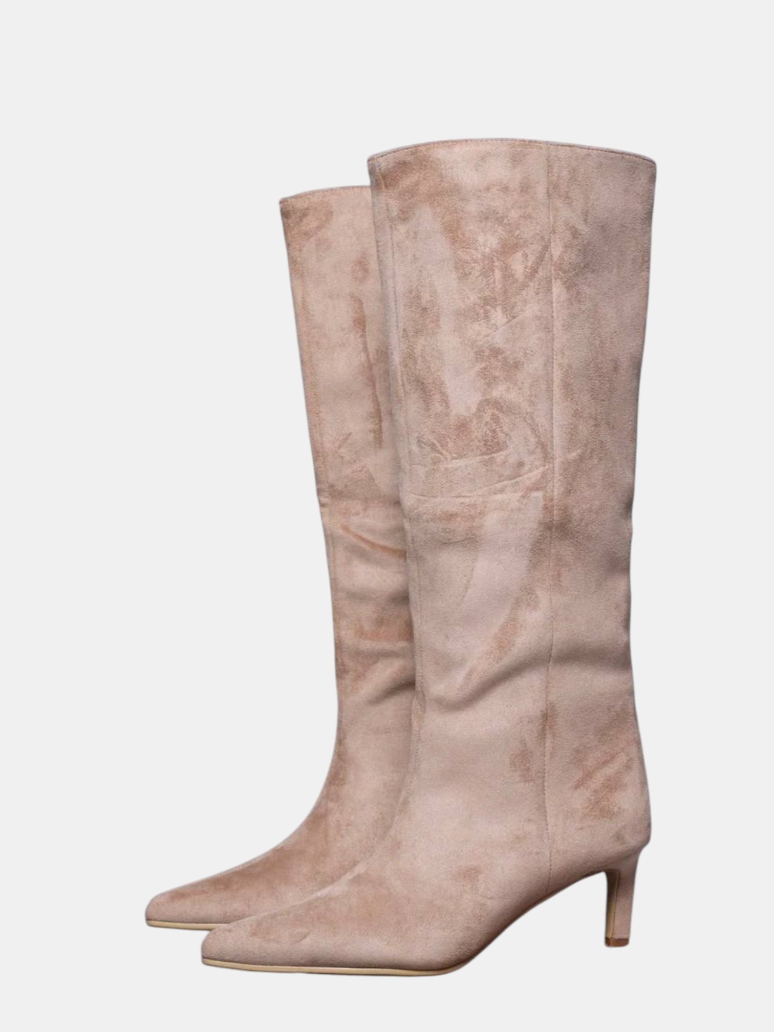 Сапоги трубы на шпильке