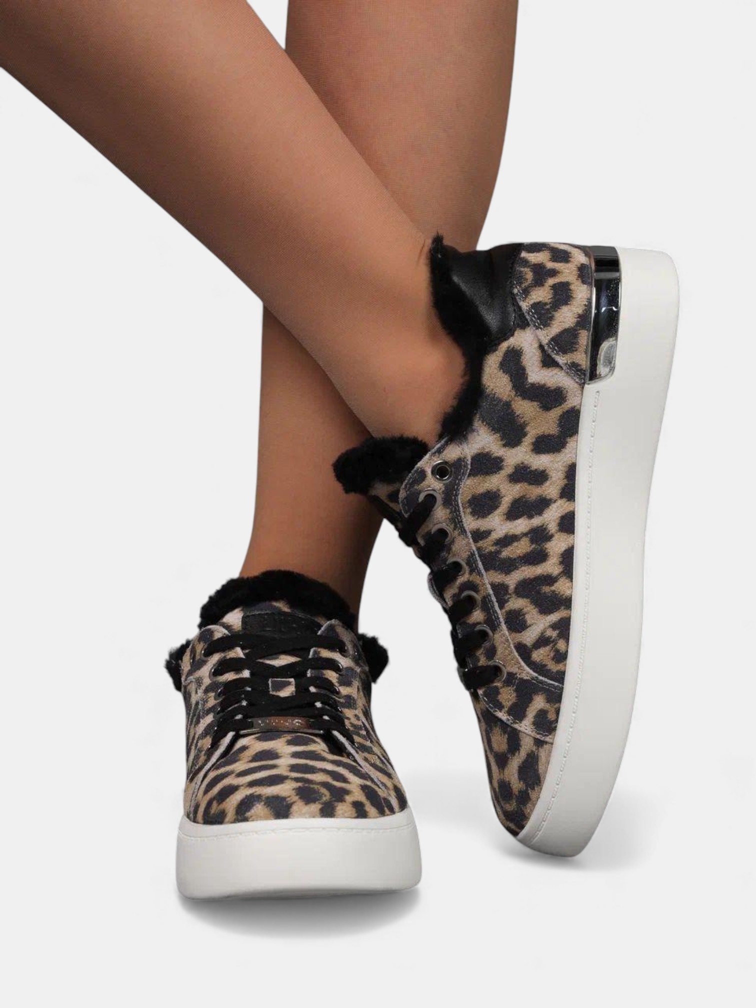 Кеды зимние LIU-JO леопардовые 3333 Кеды зимние LIU-JO леопардовые 3333