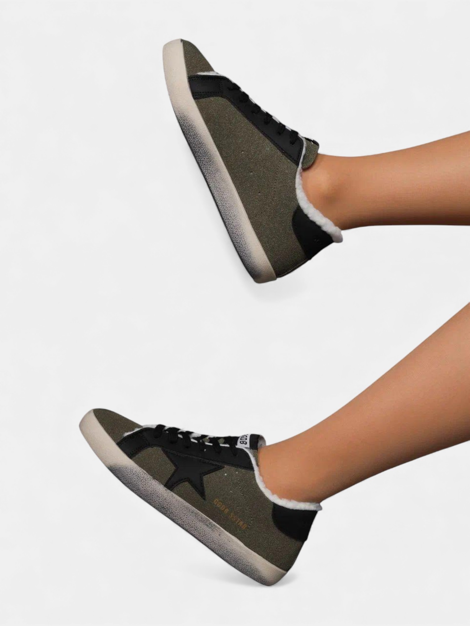 Кеды зимние Golden goose