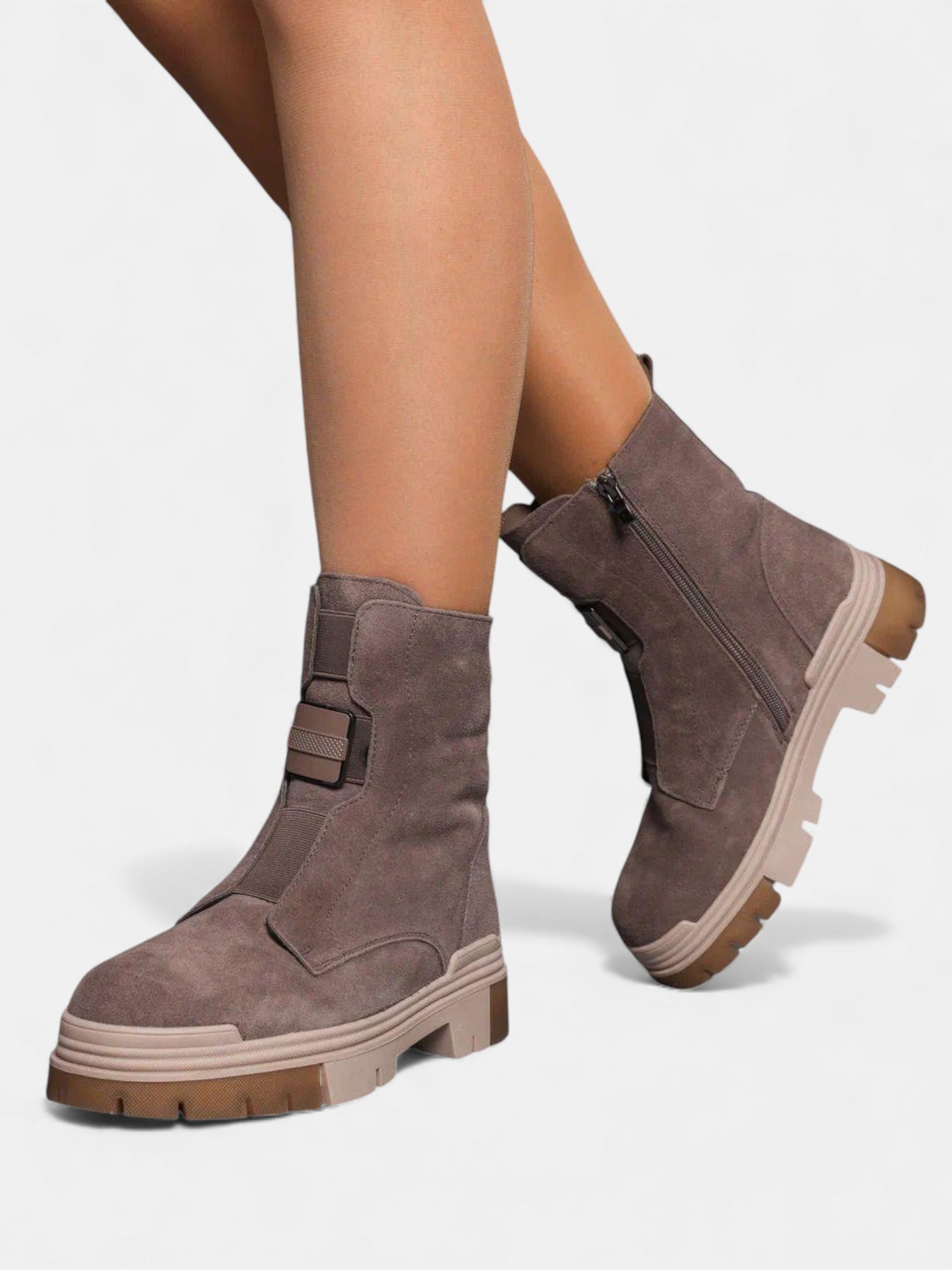 Ботинки зимние кожа