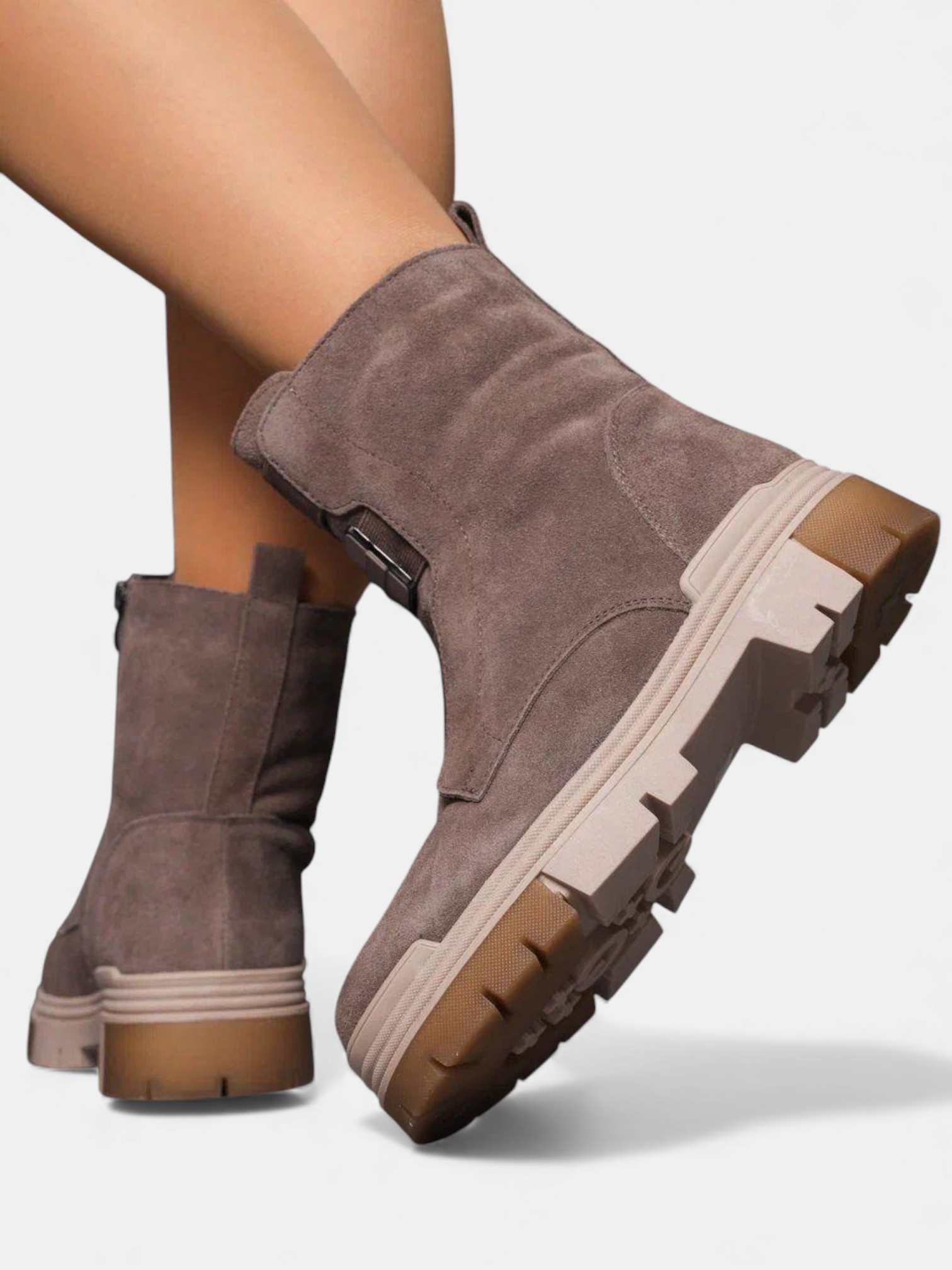 Ботинки зимние кожа