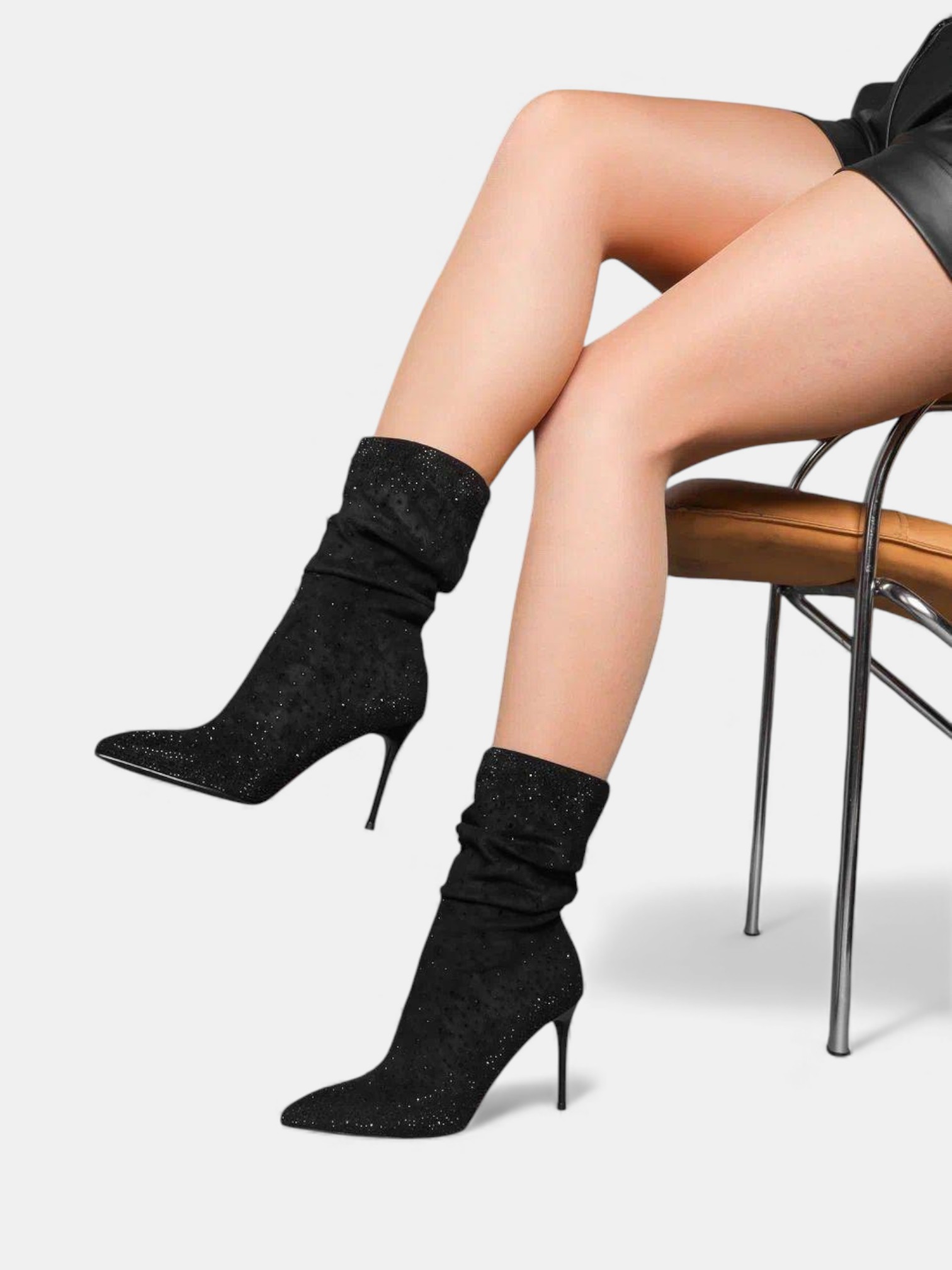 Полусапоги с камнями