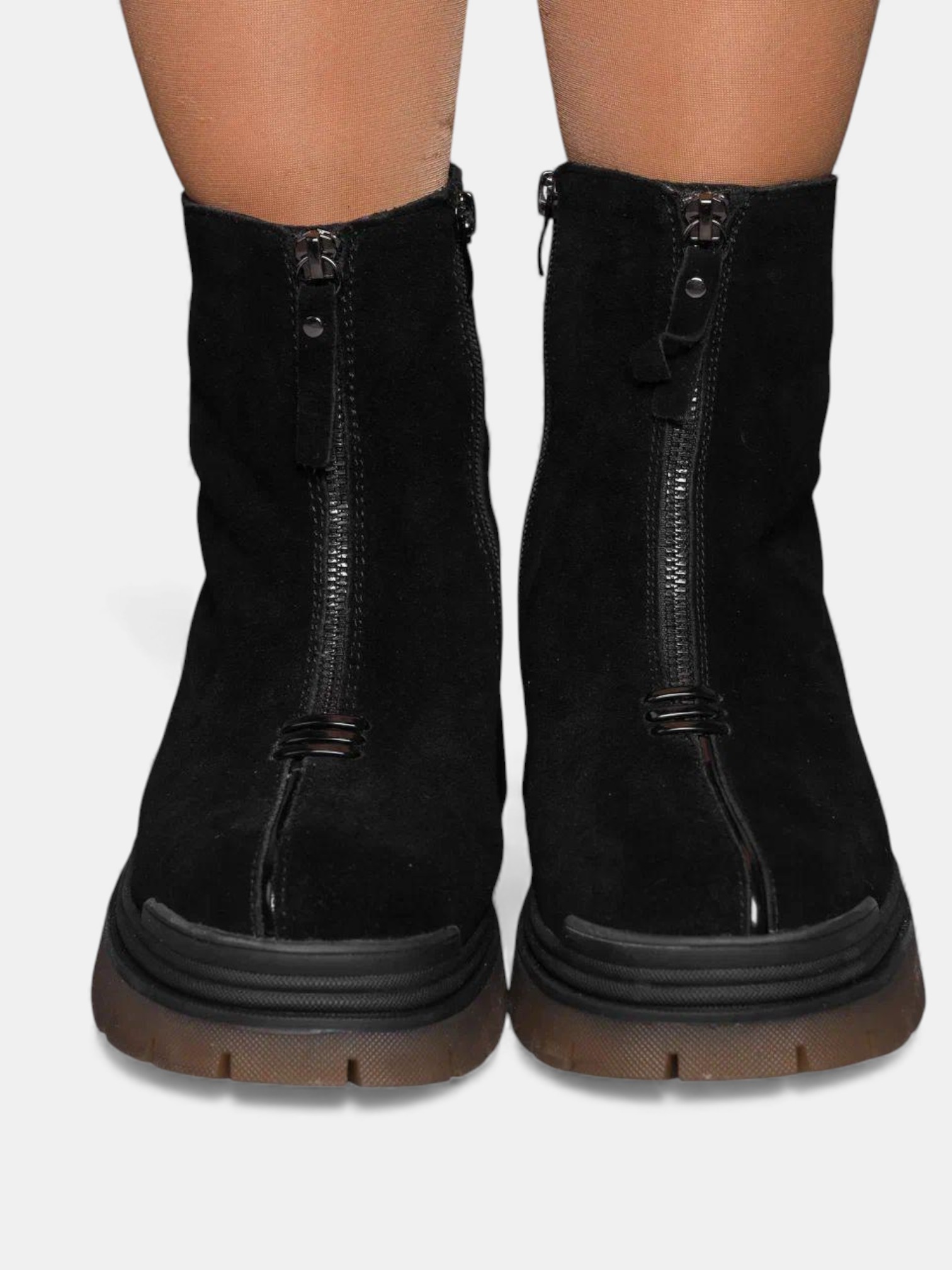 Ботинки зимние кожа