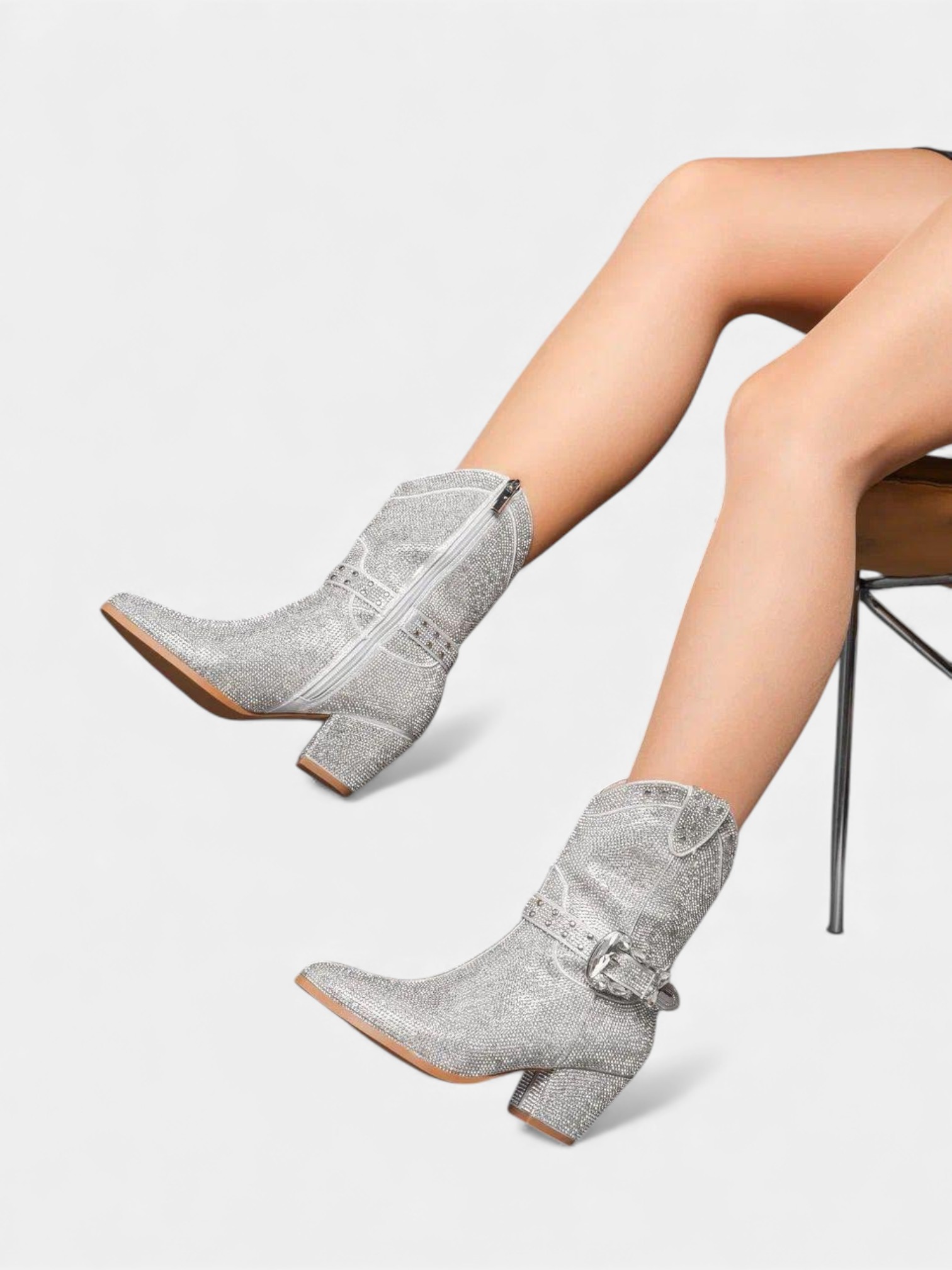 Сапоги казаки с камнями