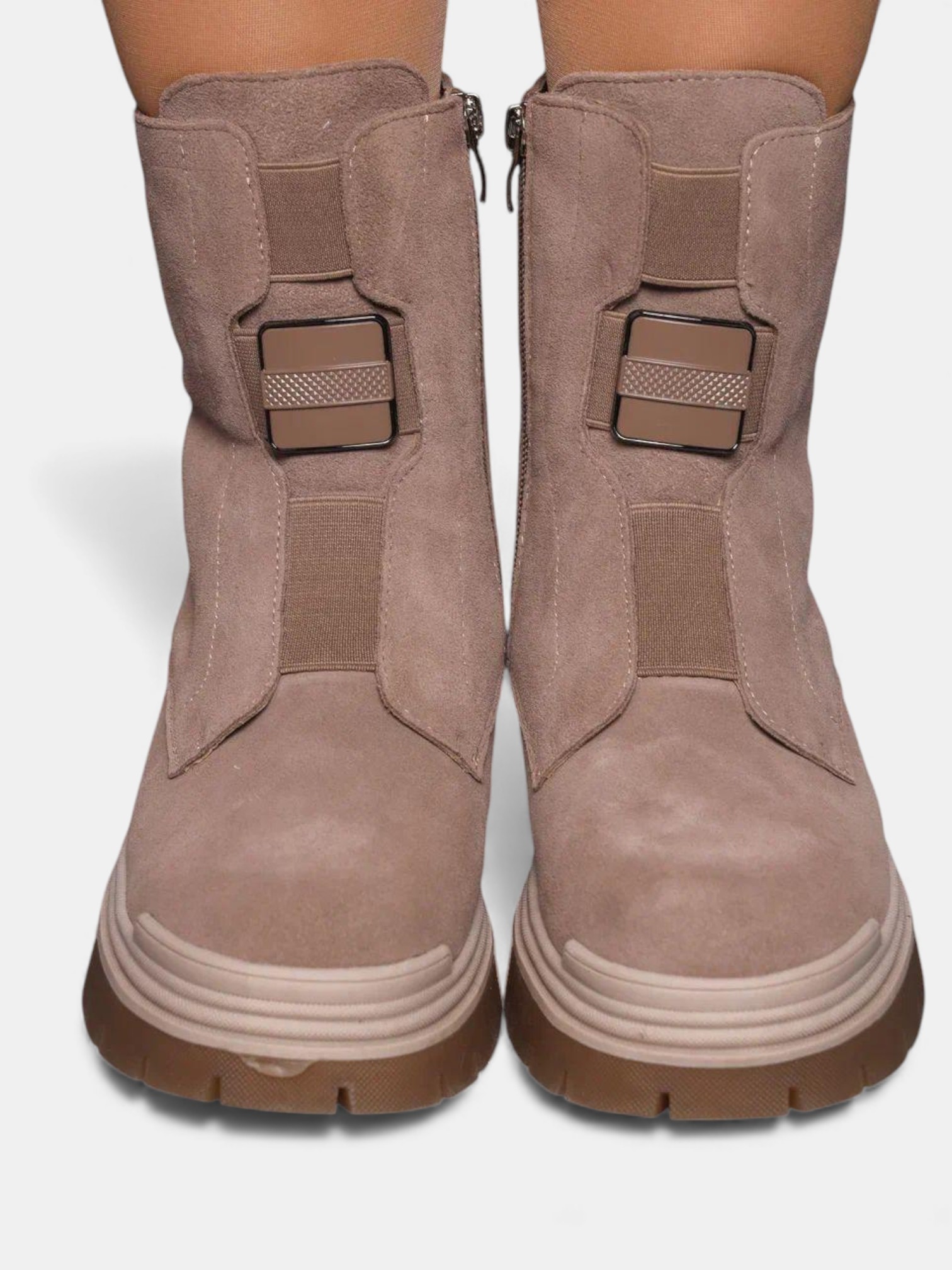 Ботинки зимние кожа