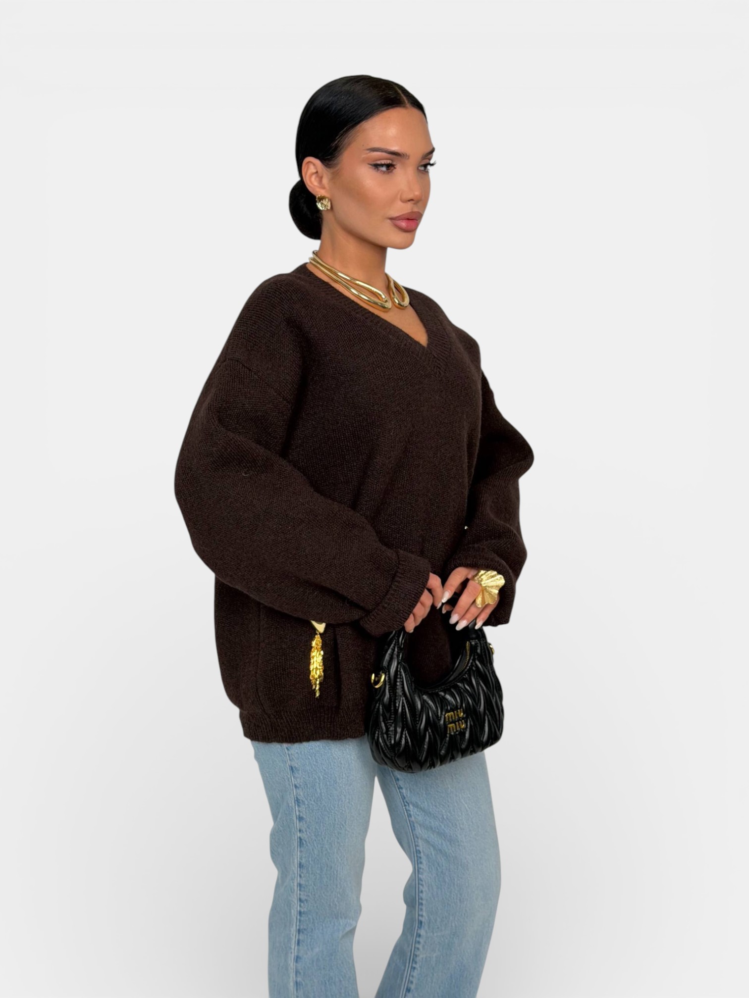 Свитер Schiaparelli коричневый 3477