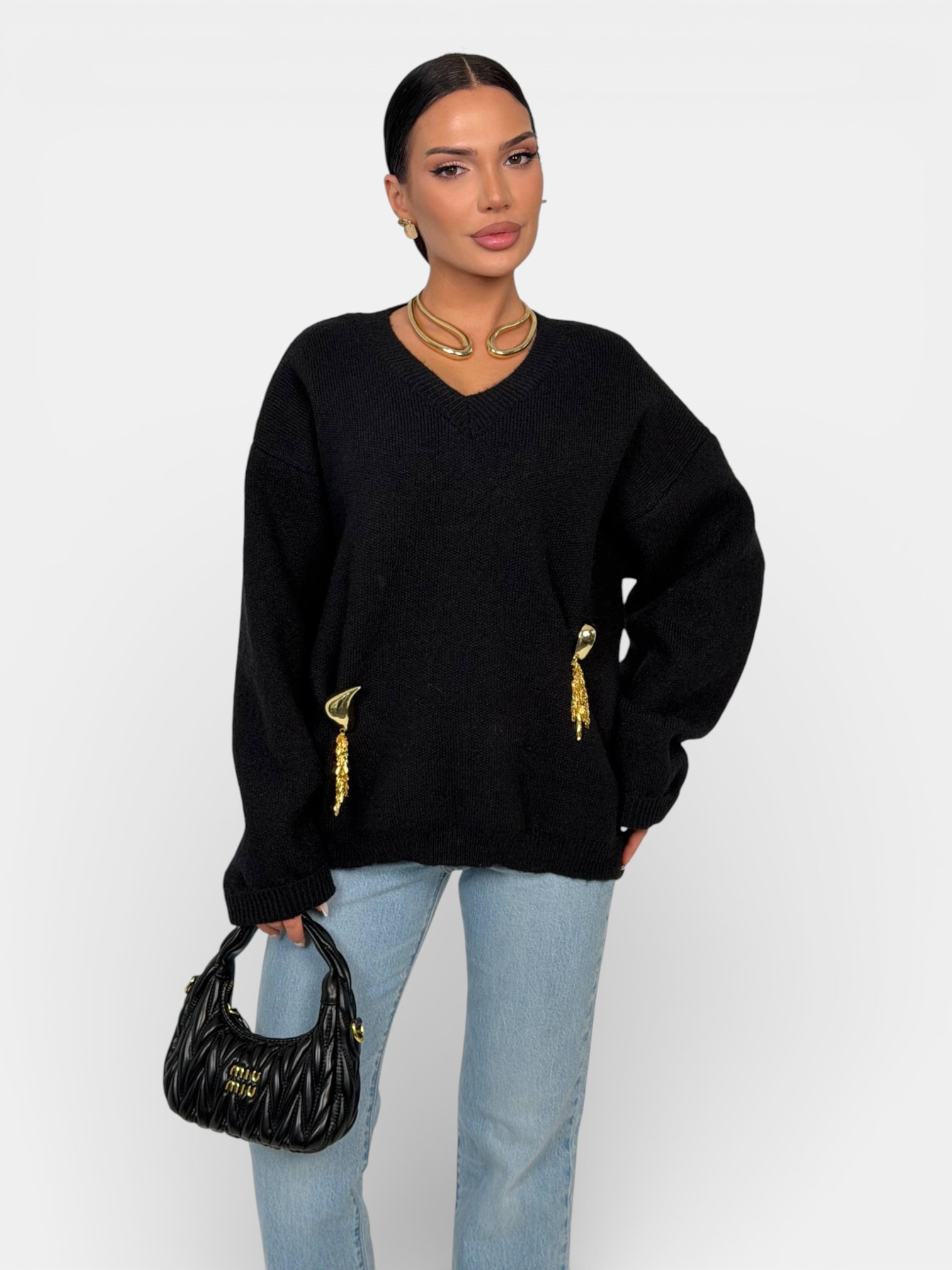 Свитер Schiaparelli черный 3475