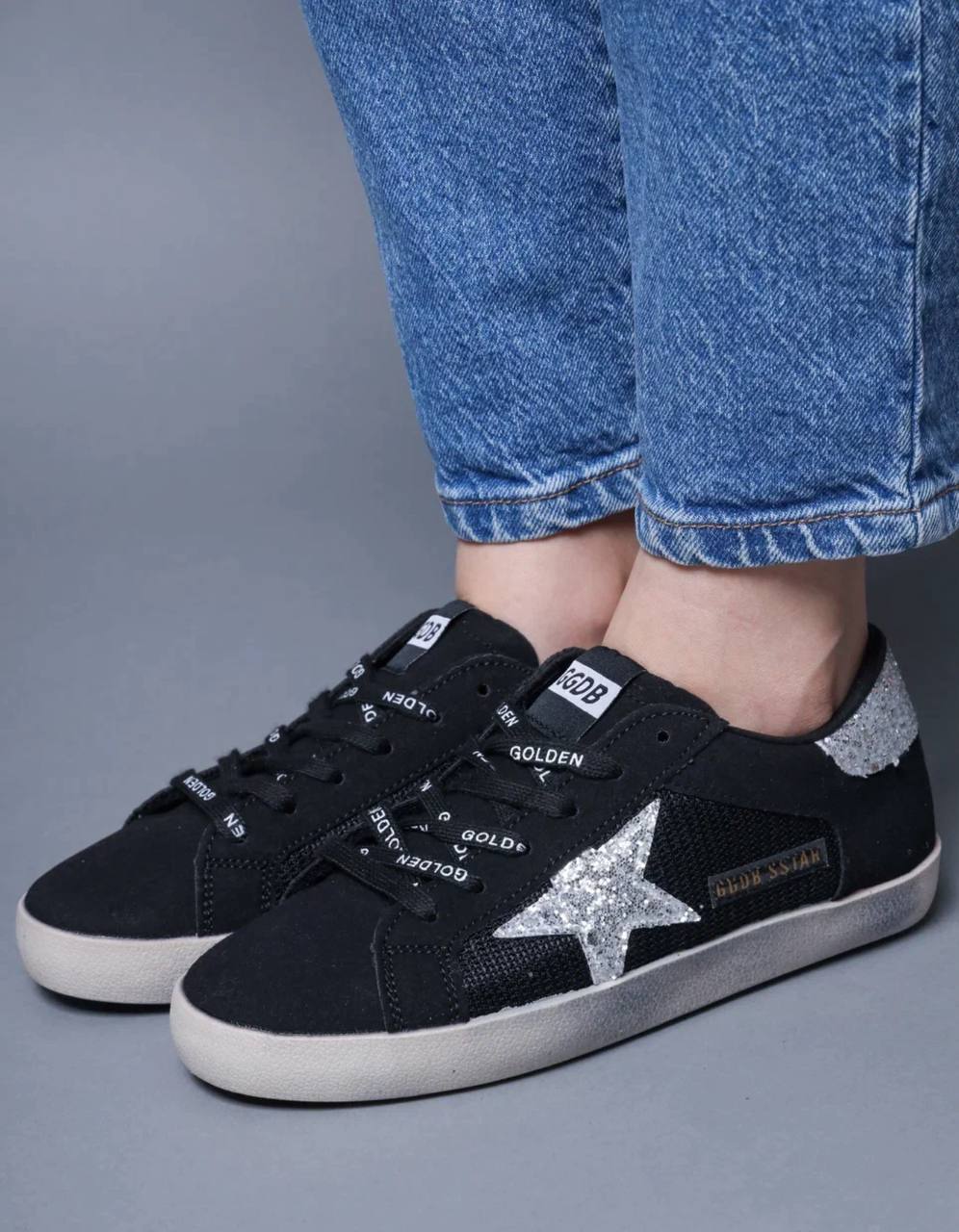 Кеды женские брендовые искусственная замша черные 3560 Кеды женские брендовые искусственная замша черные 3560