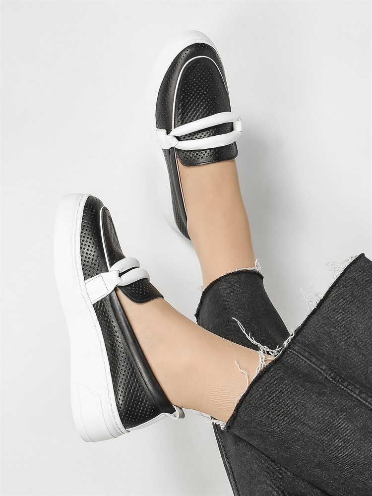 Слиперы женские летние натуральная кожа черные 158-21-02-51