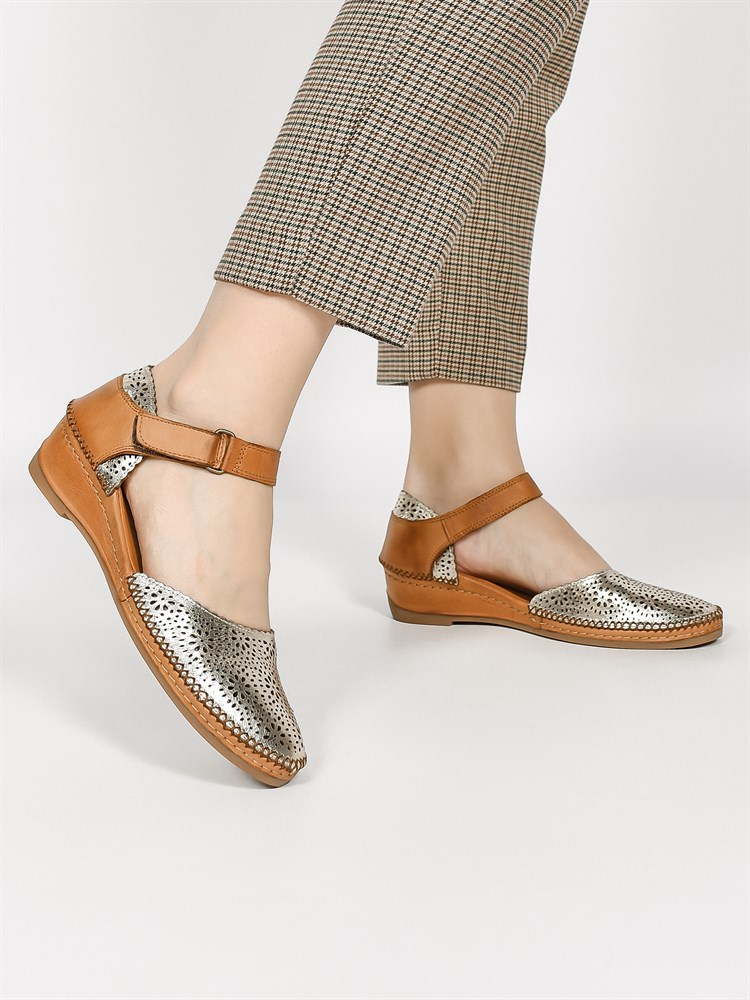 Босоножки женские летние натуральная кожа серебристые 105-L04-62-02Босоножки женские летние натуральная кожа серебристые 105-L04-62-02