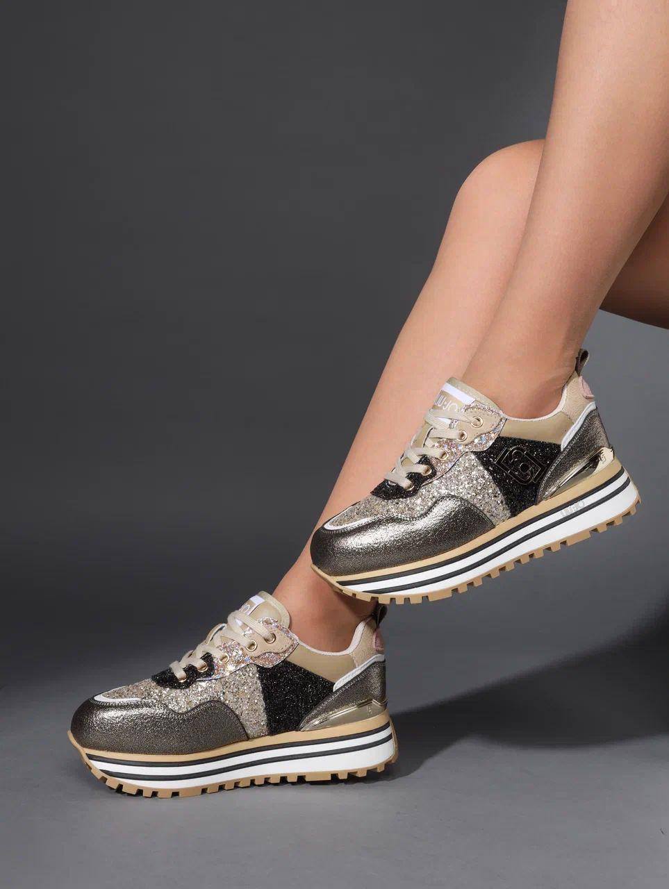 Кроссовки женские брендовые натуральная кожа бежевые 3610