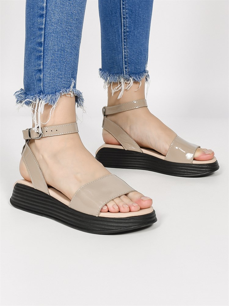 Босоножки женские летние натуральная кожа бежевые 353 Vizon Босоножки женские летние натуральная кожа бежевые 353 Vizon