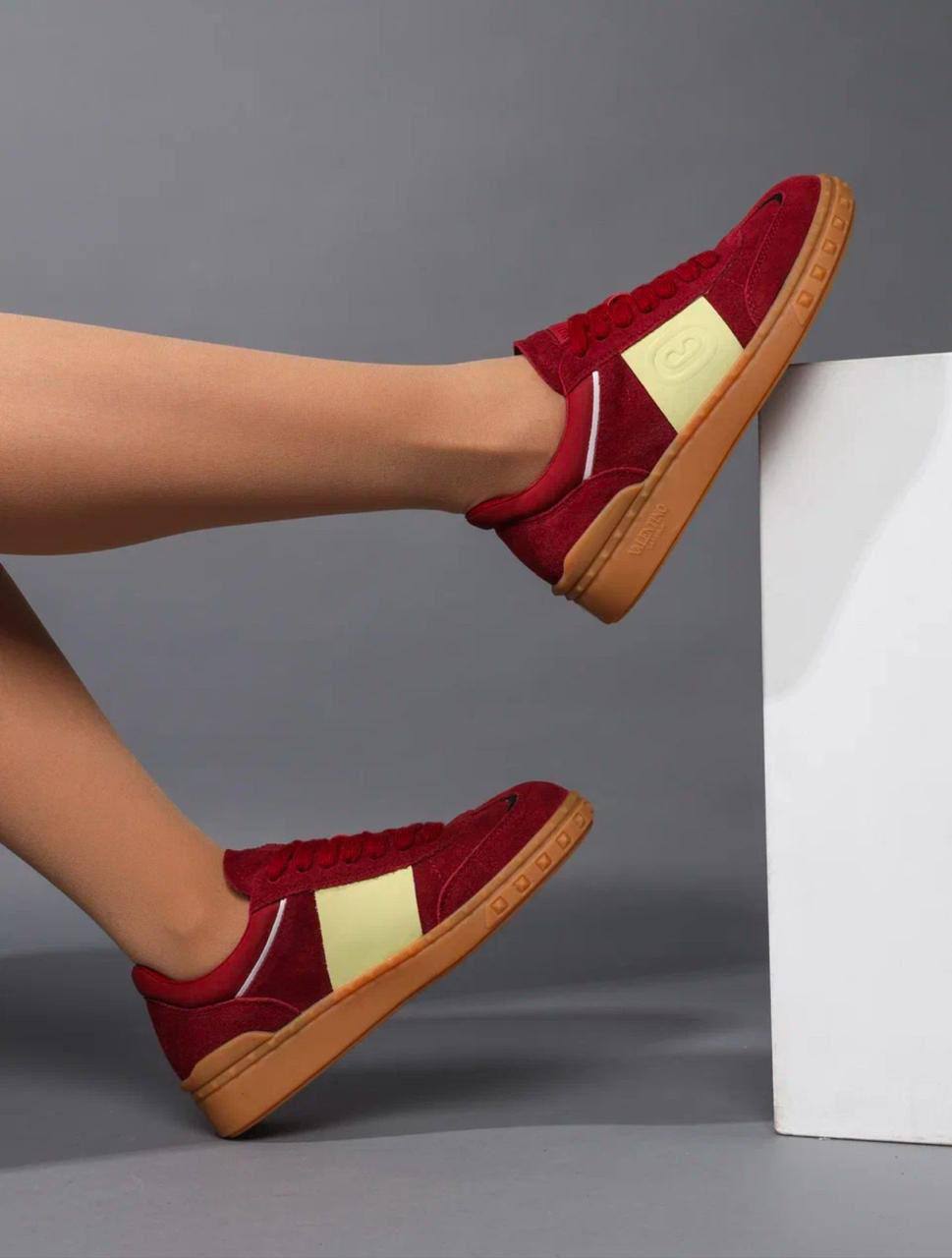 Кеды женские брендовые натуральная замша бордовые 3687 Кеды женские брендовые натуральная замша бордовые 3687