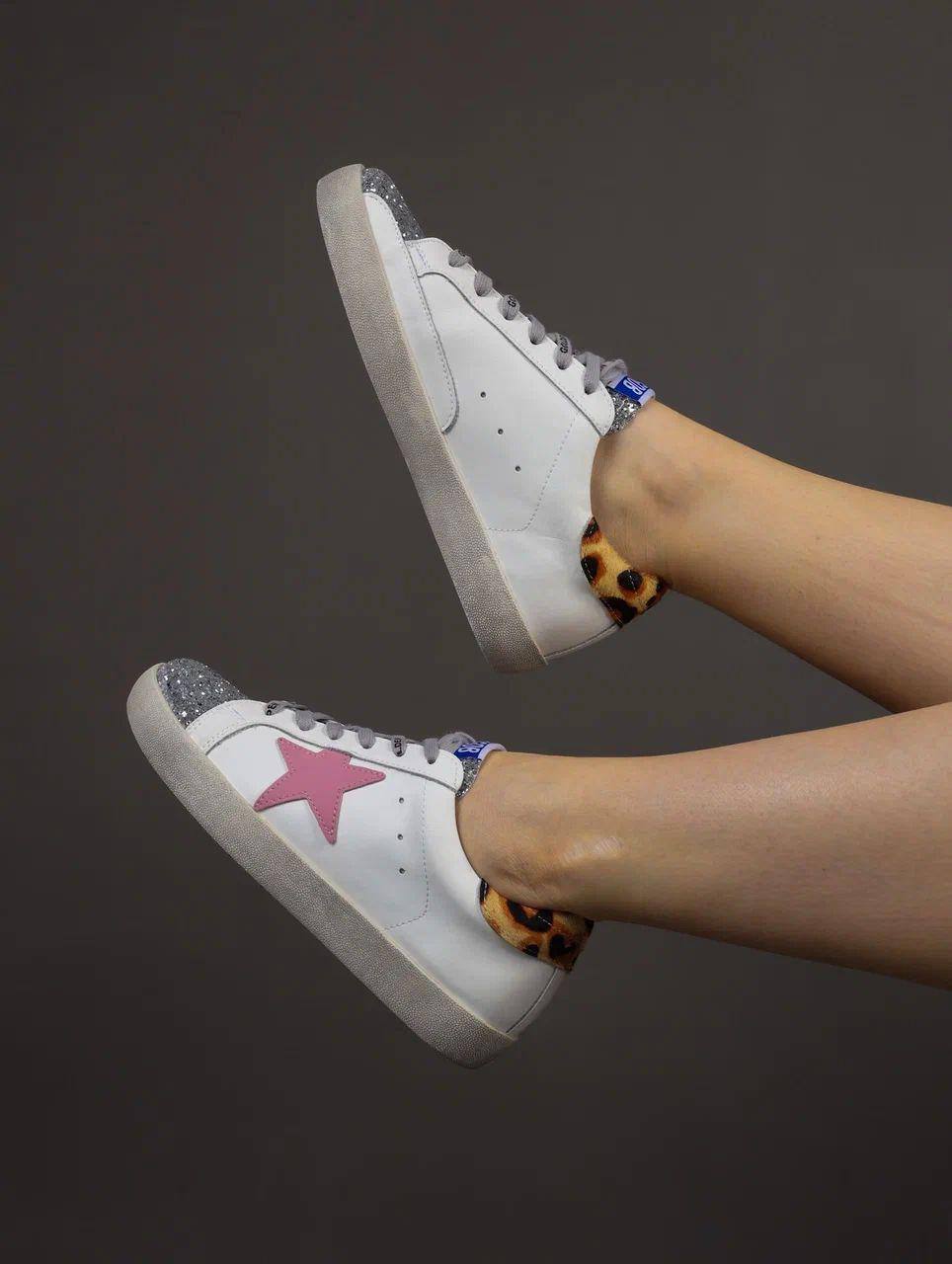 Кеды женские брендовые натуральная кожа белые 3744