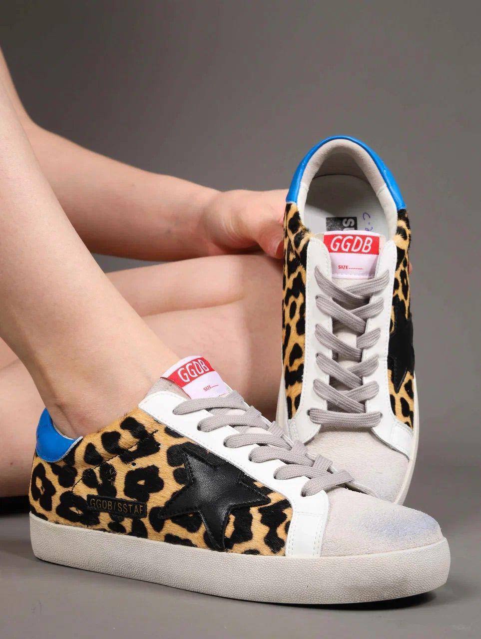 Кеды женские брендовые натуральная кожа леопардовые 3723 Кеды женские брендовые натуральная кожа леопардовые 3723