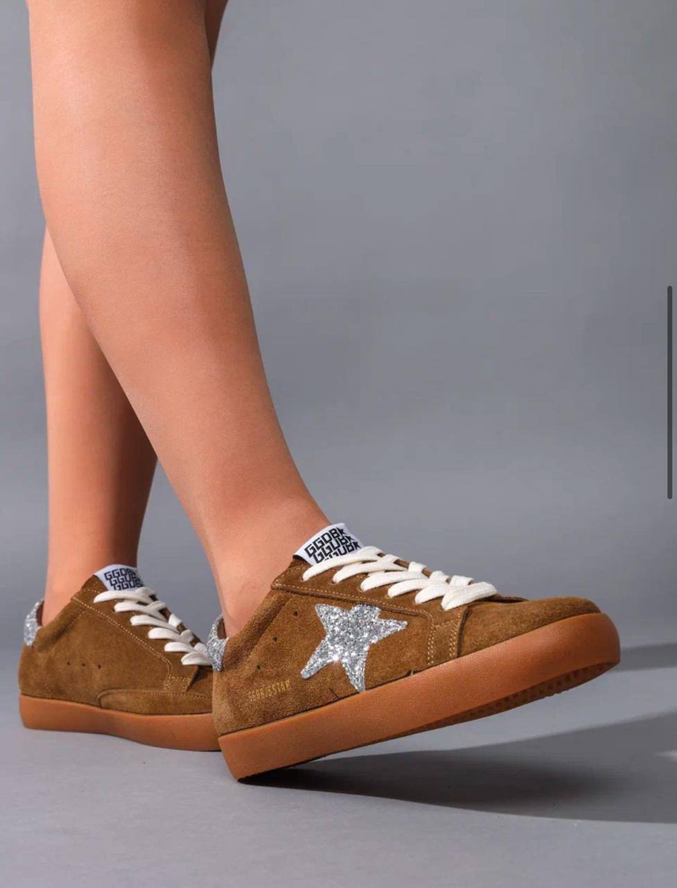 Кеды женские брендовые натуральная замша коричневые 3727 Кеды женские брендовые натуральная замша коричневые 3727