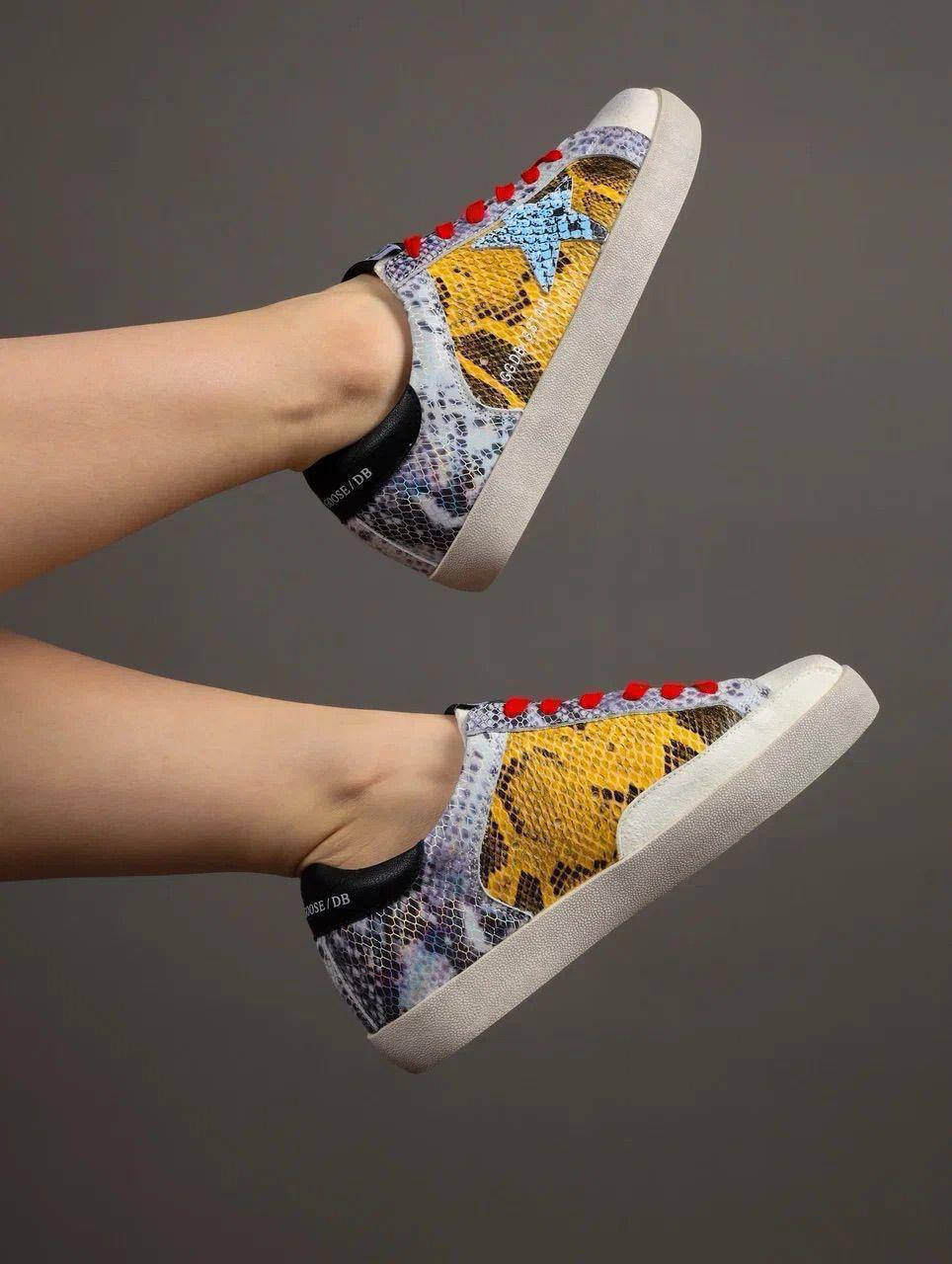 Кеды женские брендовые натуральная кожа рептилия 3738