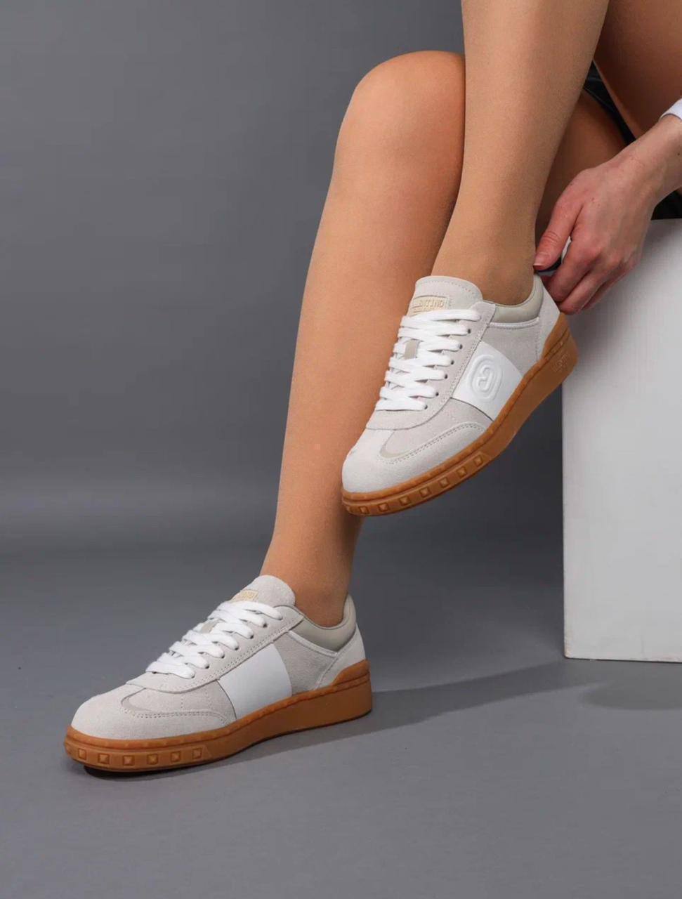 Кеды женские брендовые натуральная замша бежевые 3685 Кеды женские брендовые натуральная замша бежевые 3685