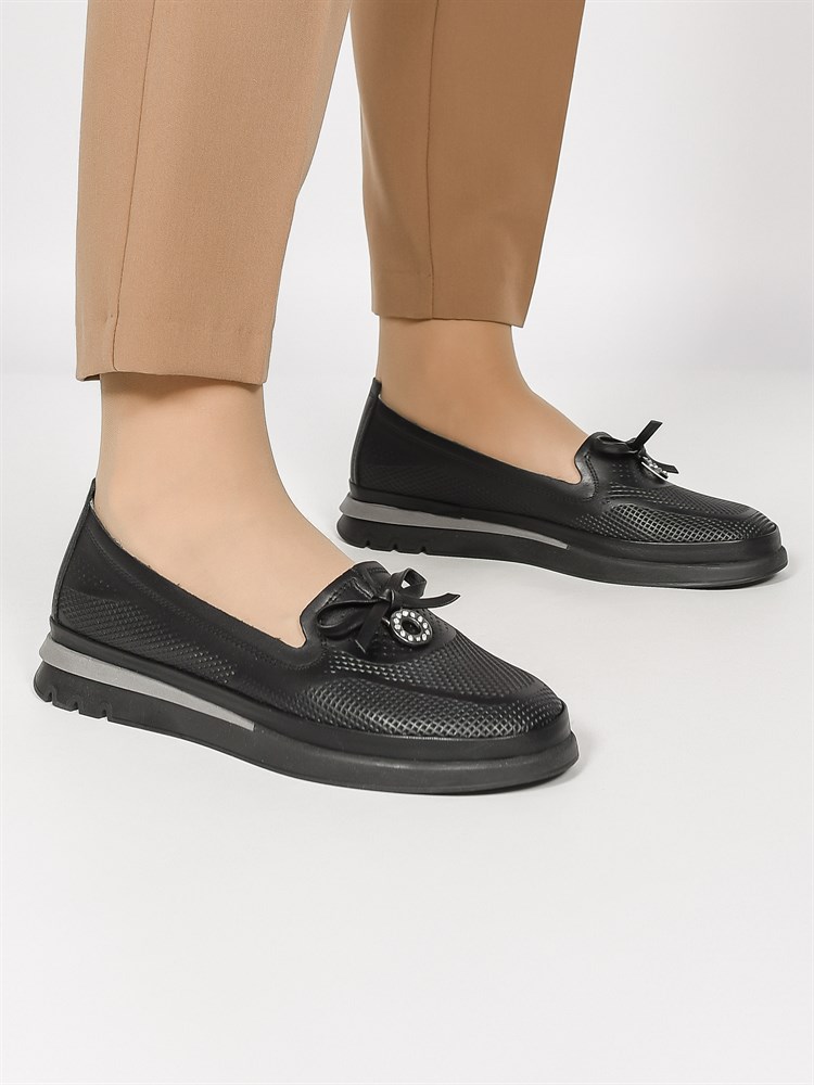 Слиперы женские летние натуральная кожа черные 655-01 Слиперы женские летние натуральная кожа черные 655-01