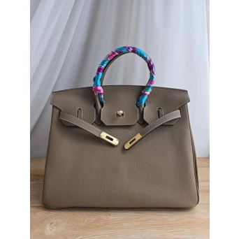 Сумка Hermes Birkin из натуральной кожи хаки 3140
