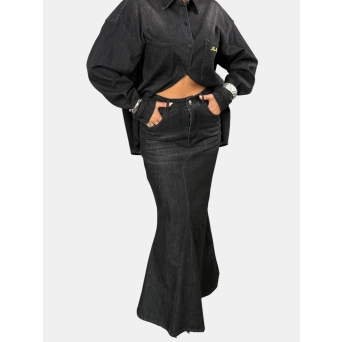 Джинсовый костюм двойка LORO PIANO