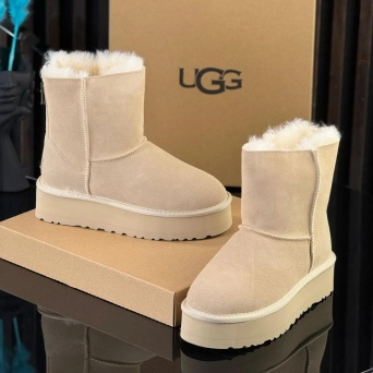 Угги женские UGG зимние бежевые замшевые 36-40 BU2700