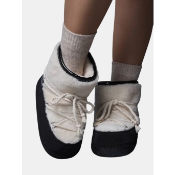 Сноубутсы дутики Moon Boot кожа с мехом черные 3313 Сноубутсы дутики Moon Boot кожа с мехом черные 3313