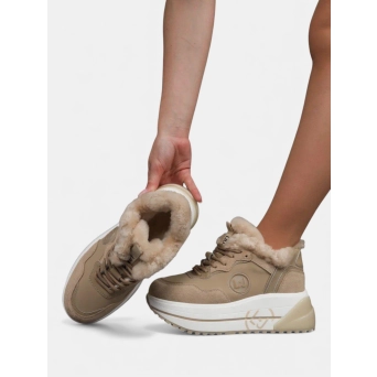 Кроссовки зимние LIU-JO бежевые 3328 Кроссовки зимние LIU-JO бежевые 3328