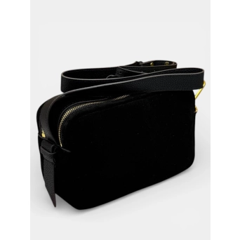 Сумка Coccinelle замшевая черная 3358 Сумка Coccinelle замшевая черная 3358